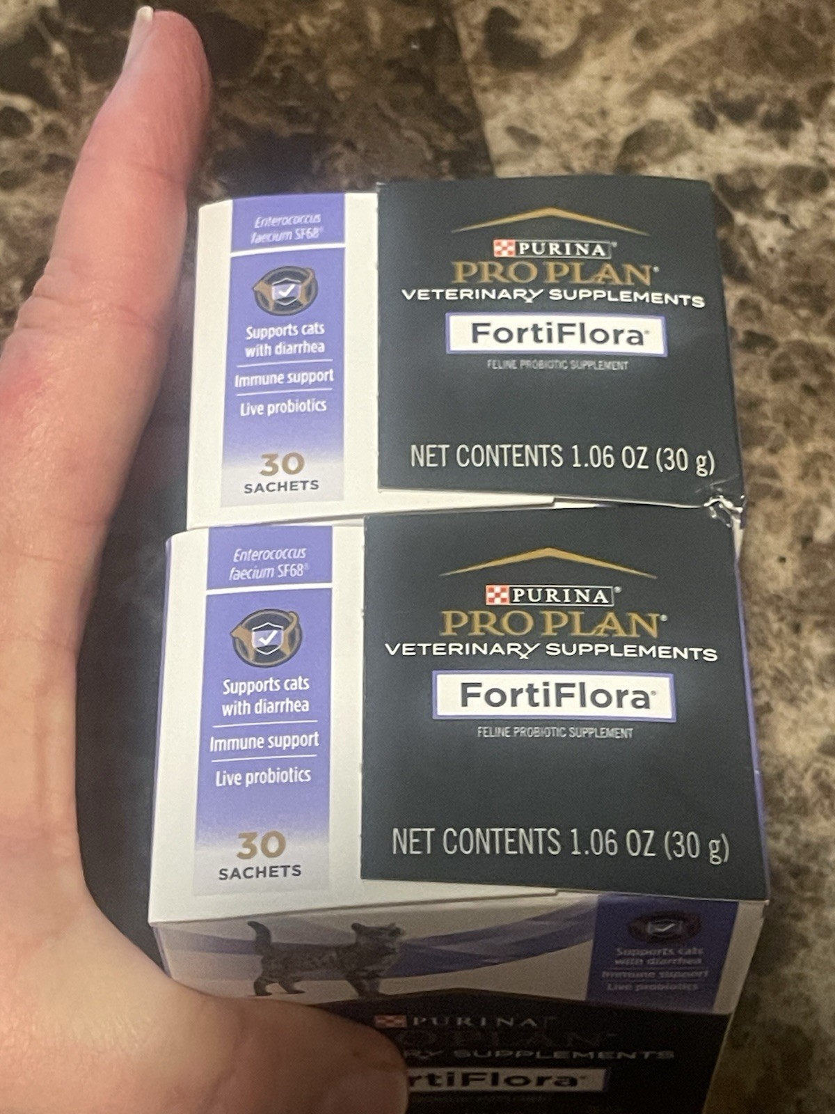 2 Purina FortiFlora Pro Plan Veterinary Probiotic CAT Supplement – 60 Sachets