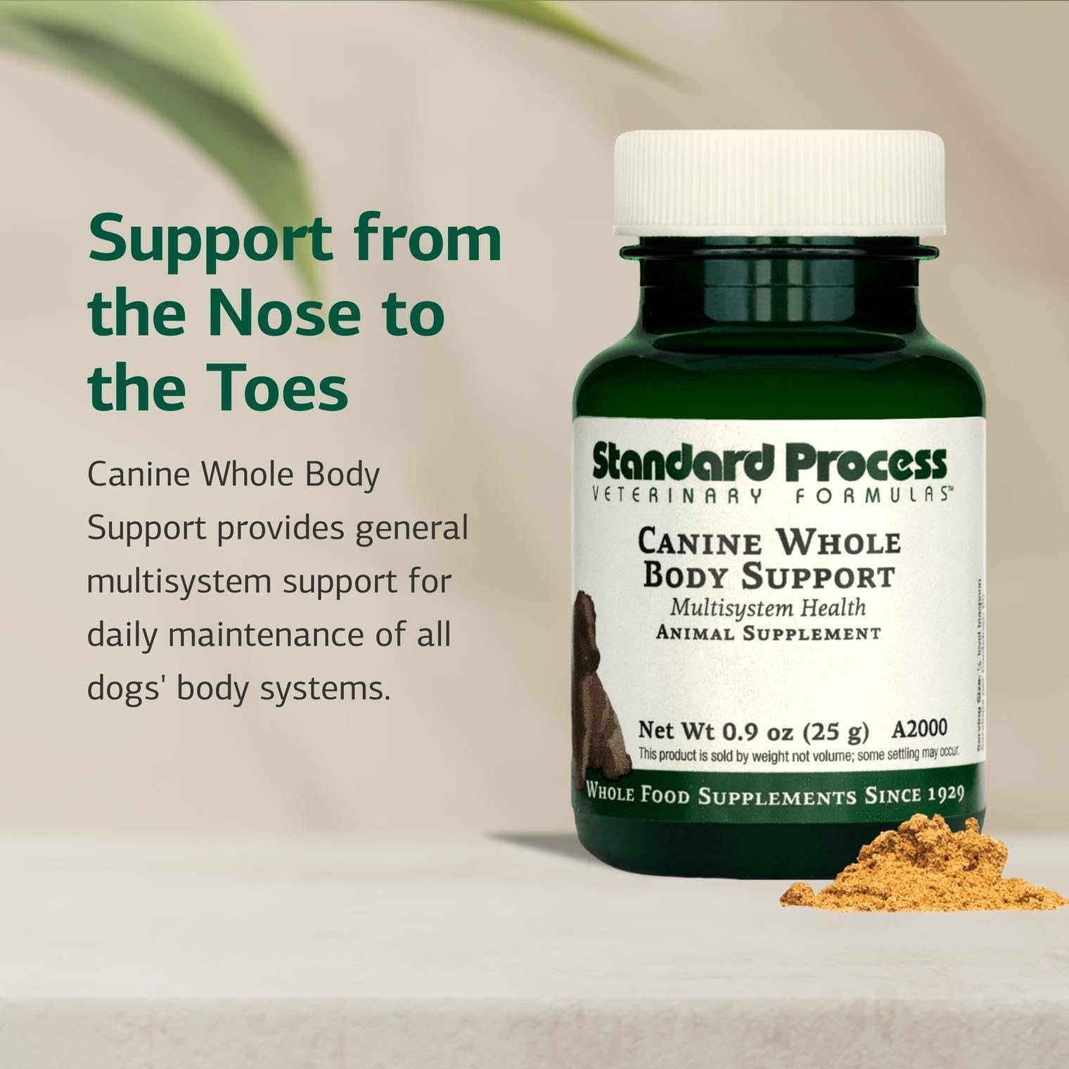 Standard Process Inc. Whole Body Multisystem Support Supplement for Canines …