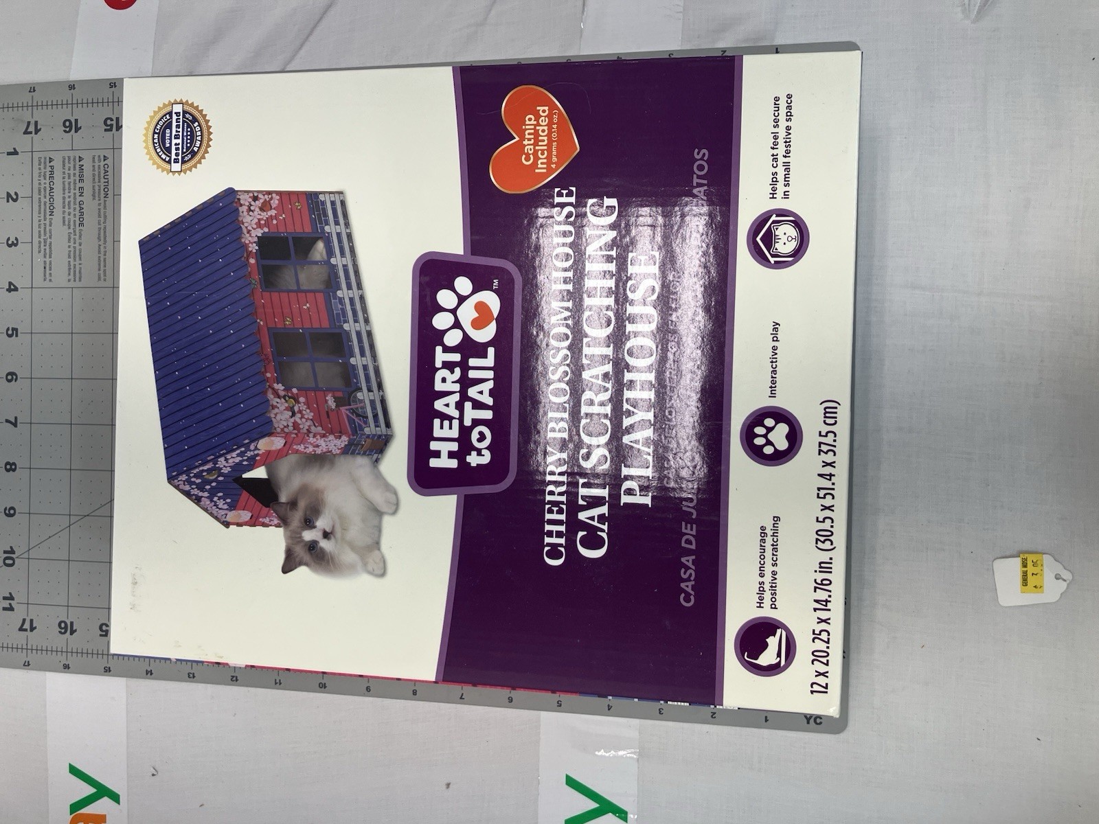Heart To Tail Cherry blossom House, Cat Scratching Playhouse New in Unopened Box