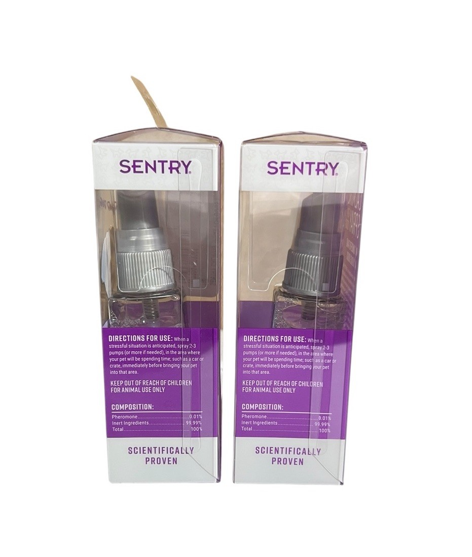 Sentry Calming Spray for Dogs 1.62 fluid ounces each Lot of 2 New in Package