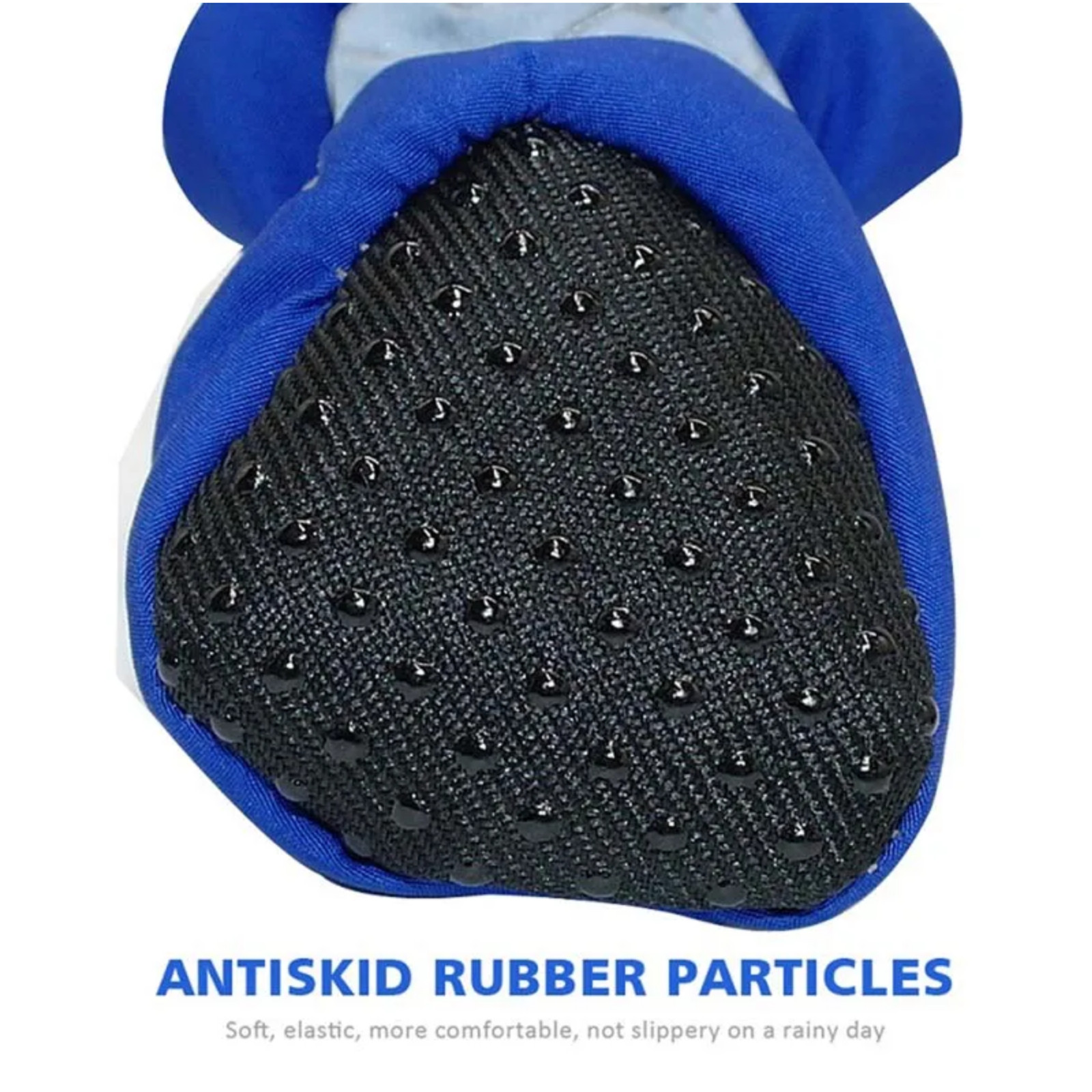 4PCS Waterproof Dog Shoes Anti-Slip Pet Rain Boots for Small Dogs Cats