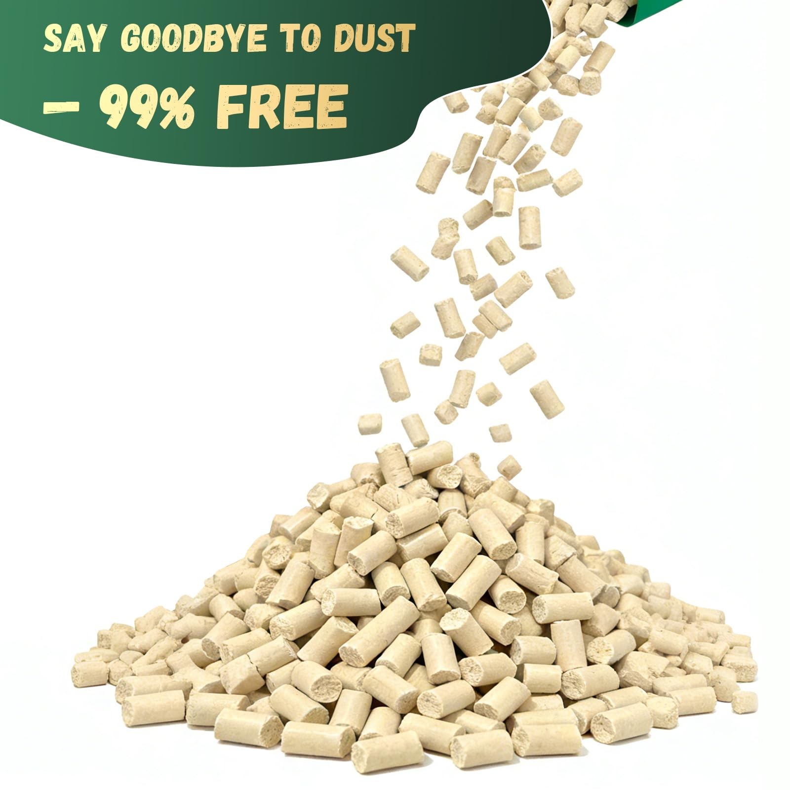 Zeolite Litter Pellets, 9lb Bag Lasts 60 Days, Odor Control Cat Litter Pellet…