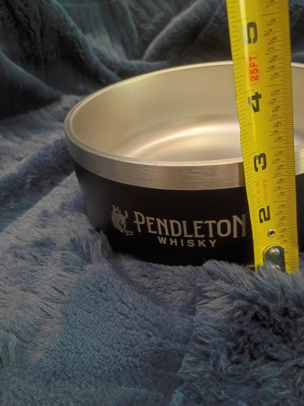 RARE pendleton whiskey dog bowl promotional bar swag collectable