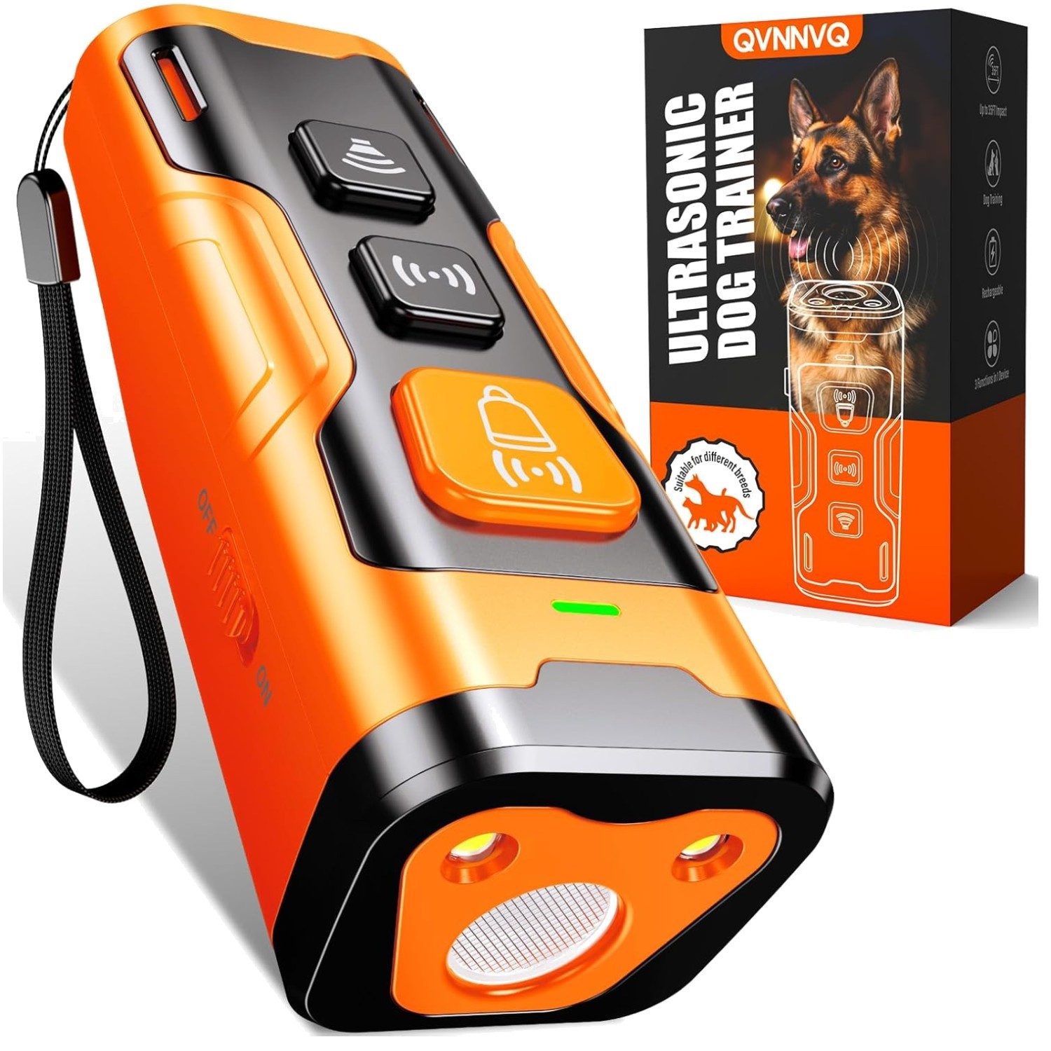 USB-C Rechargeable Dog Bark Control – 60 Days Power