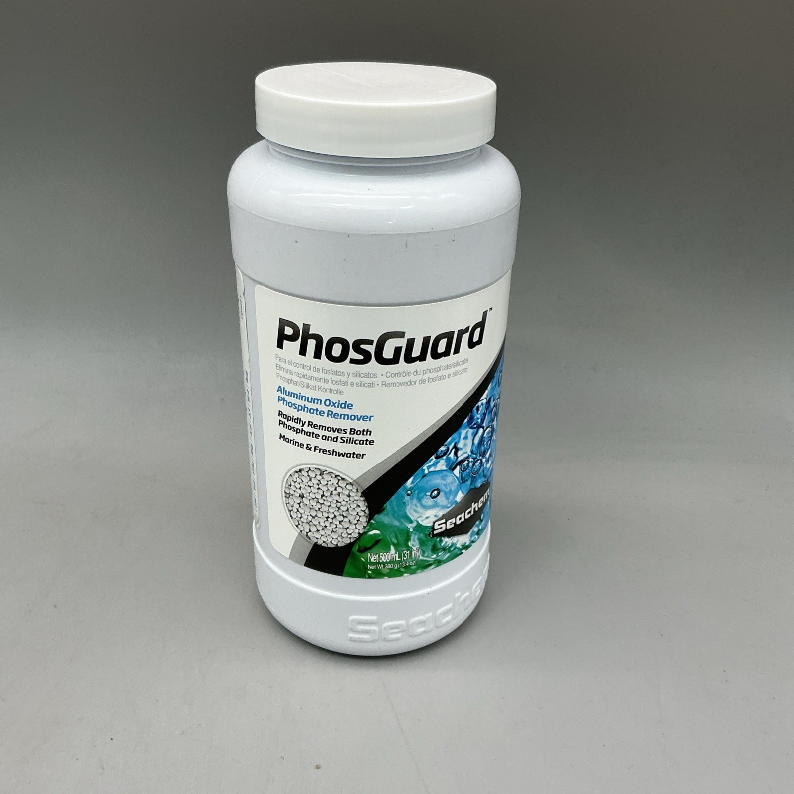 Seachem PhosGuard 500mL Aluminum Oxide Phosphate Silicate Remover New