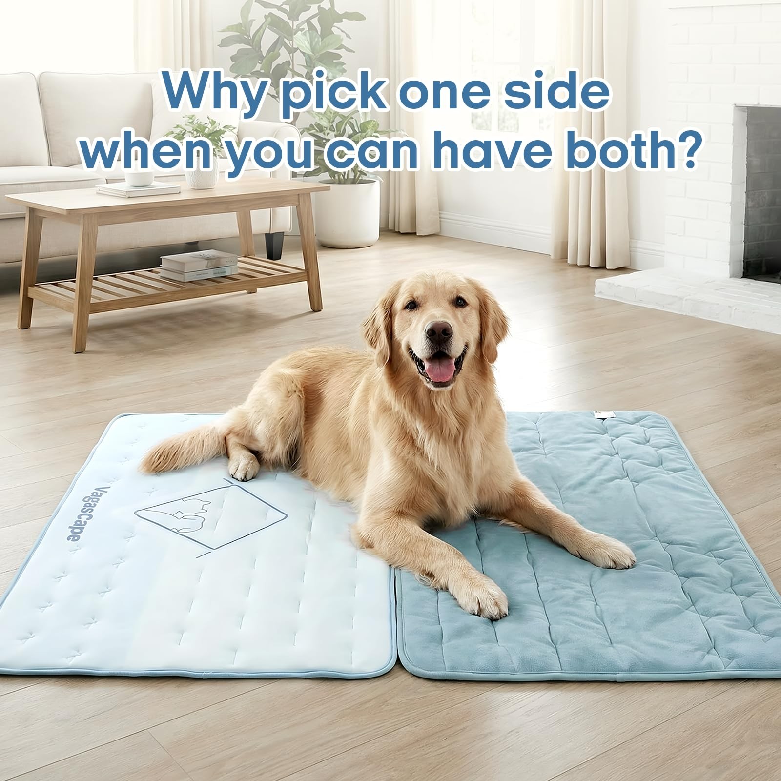 Vagascape Dog Cooling Mat 3.0 Double-Sided Usable, Thick Durable Pet Cooling …
