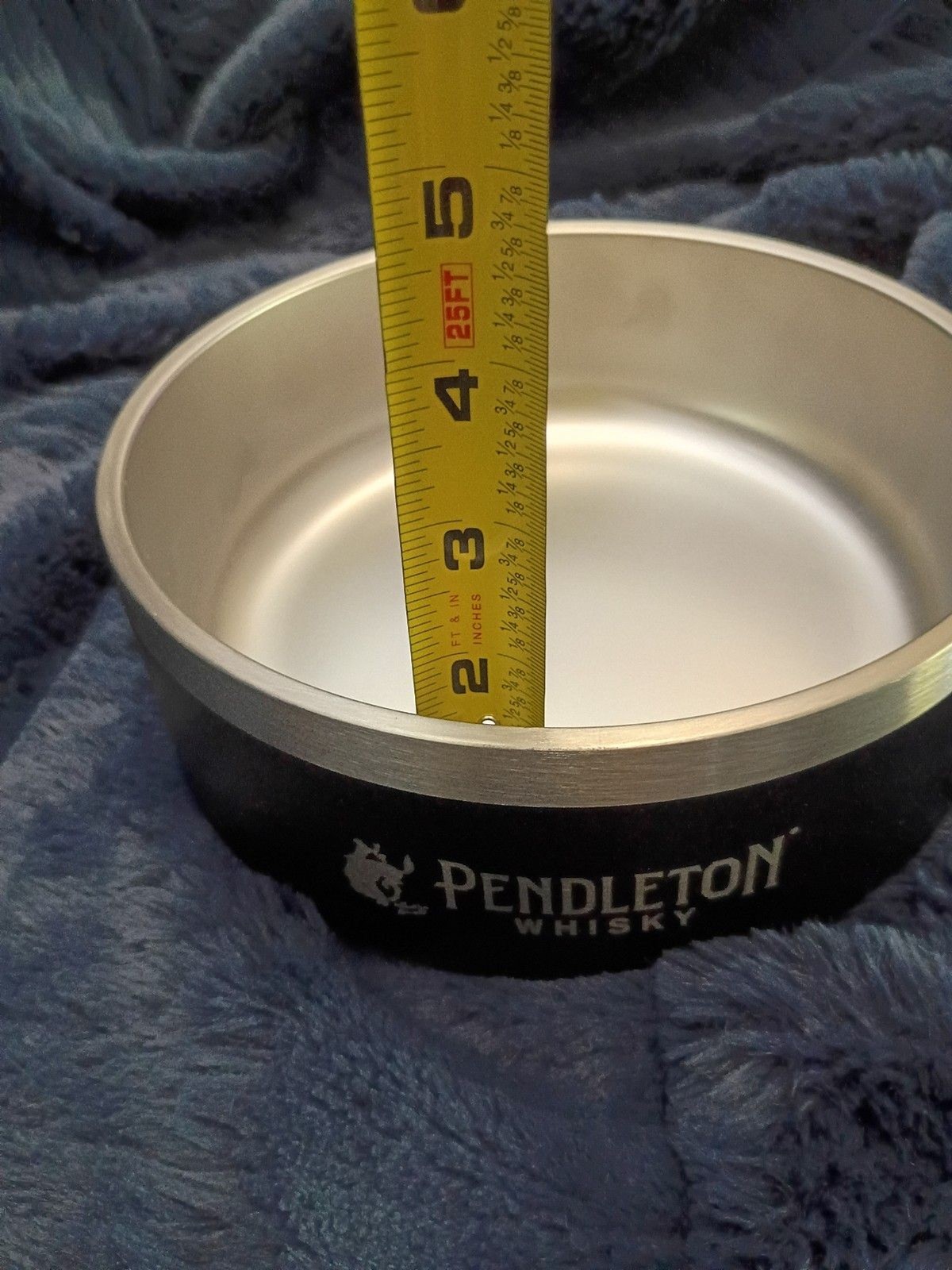 RARE pendleton whiskey dog bowl promotional bar swag collectable