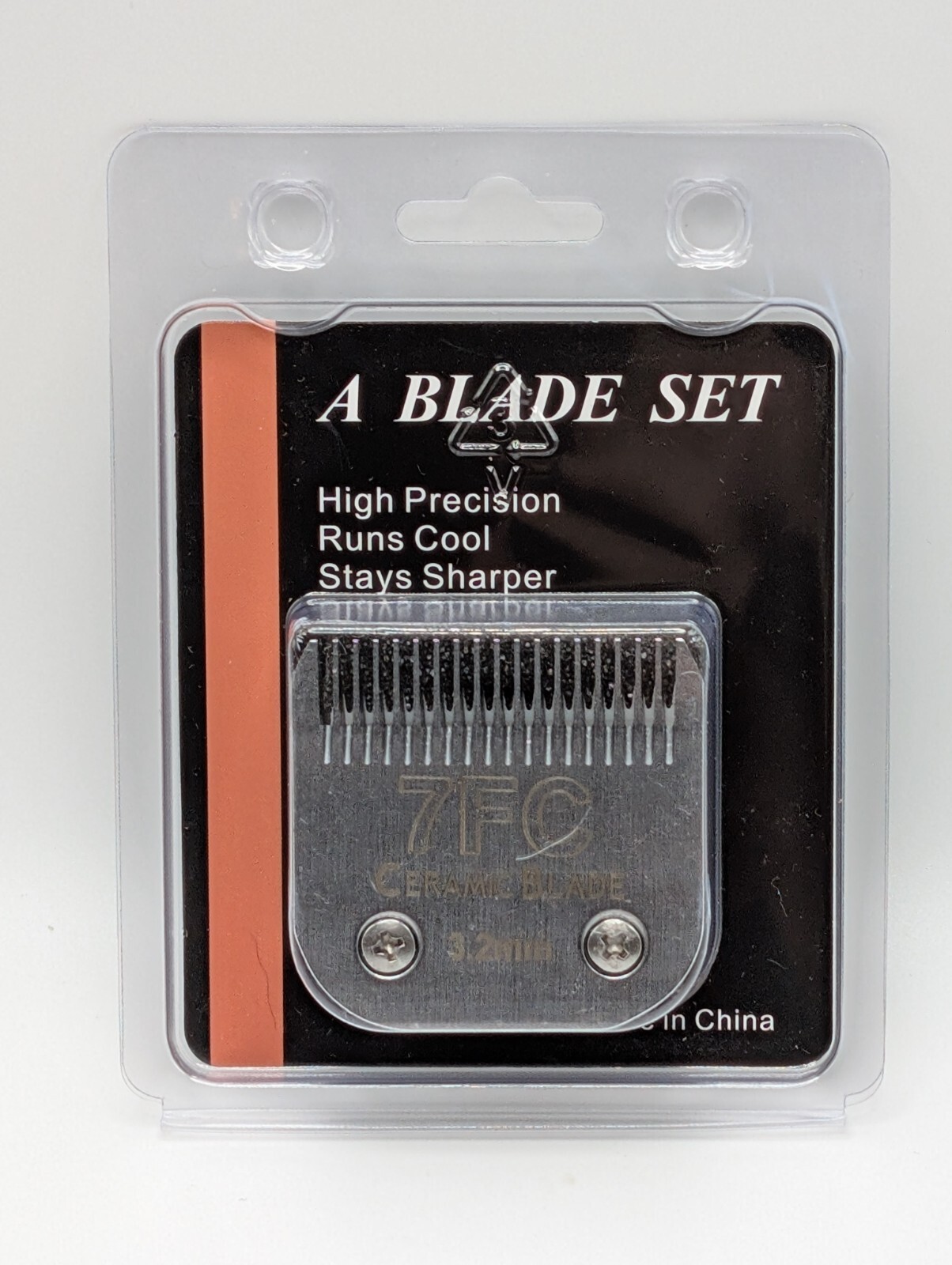 A Blade Set | Ceramic Clipper Blades for Pets, 3.2mm, 1.5mm, 0.5mm, 0.25mm