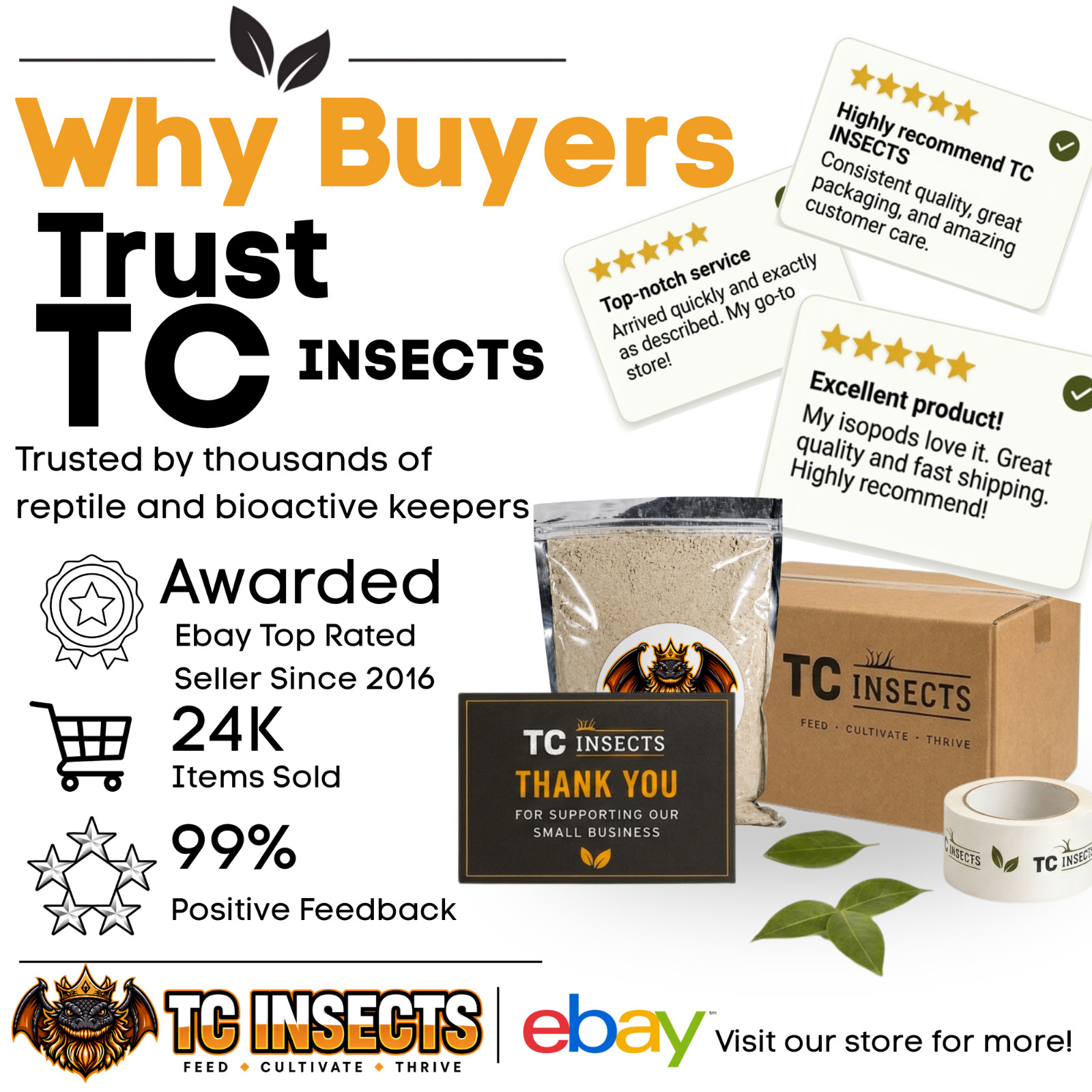 Live Hornworms | ½–1 Inch Size | Feeder Insects | FAST FREE SHIPPING