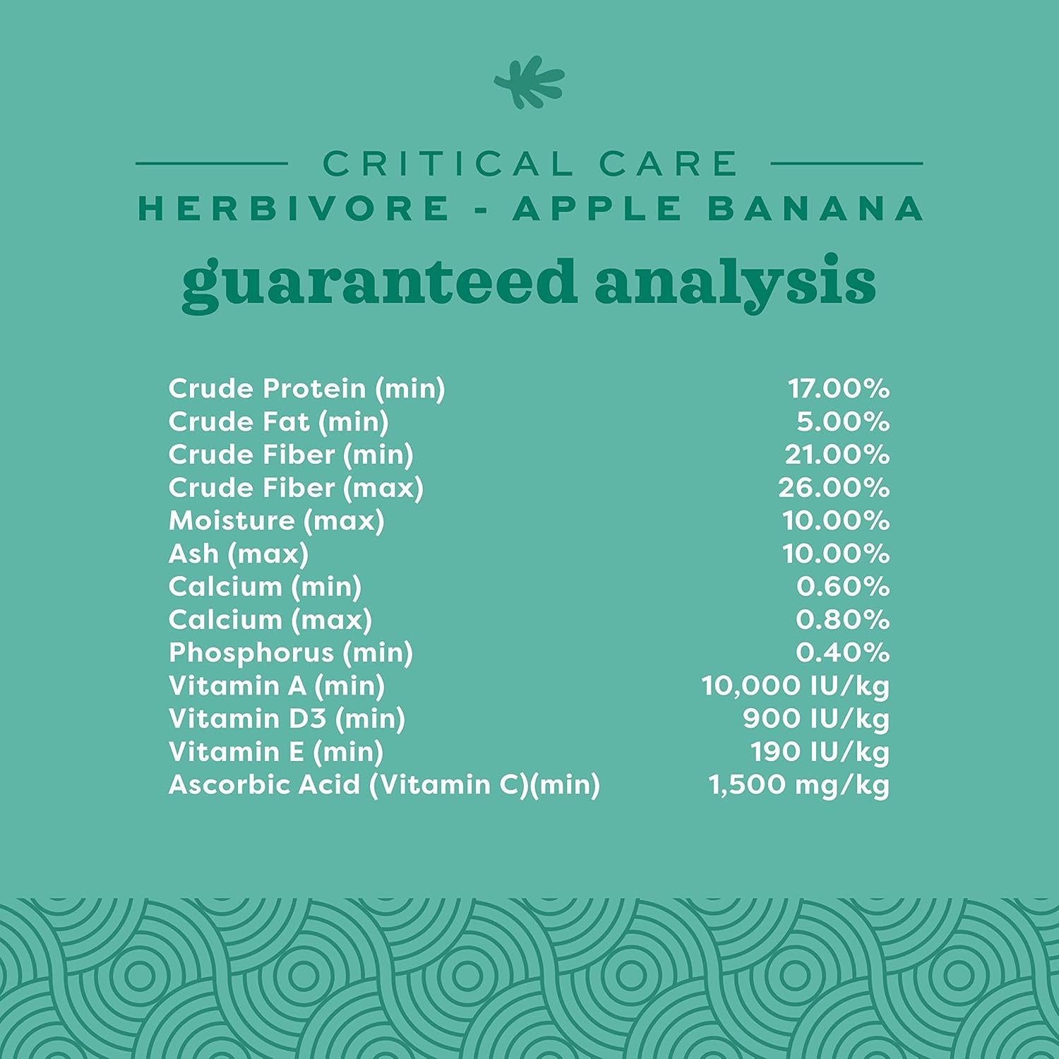 Critical Care Herbivore, Emergency Guinea Pig Food, Rabbit Food for Recovery, Na