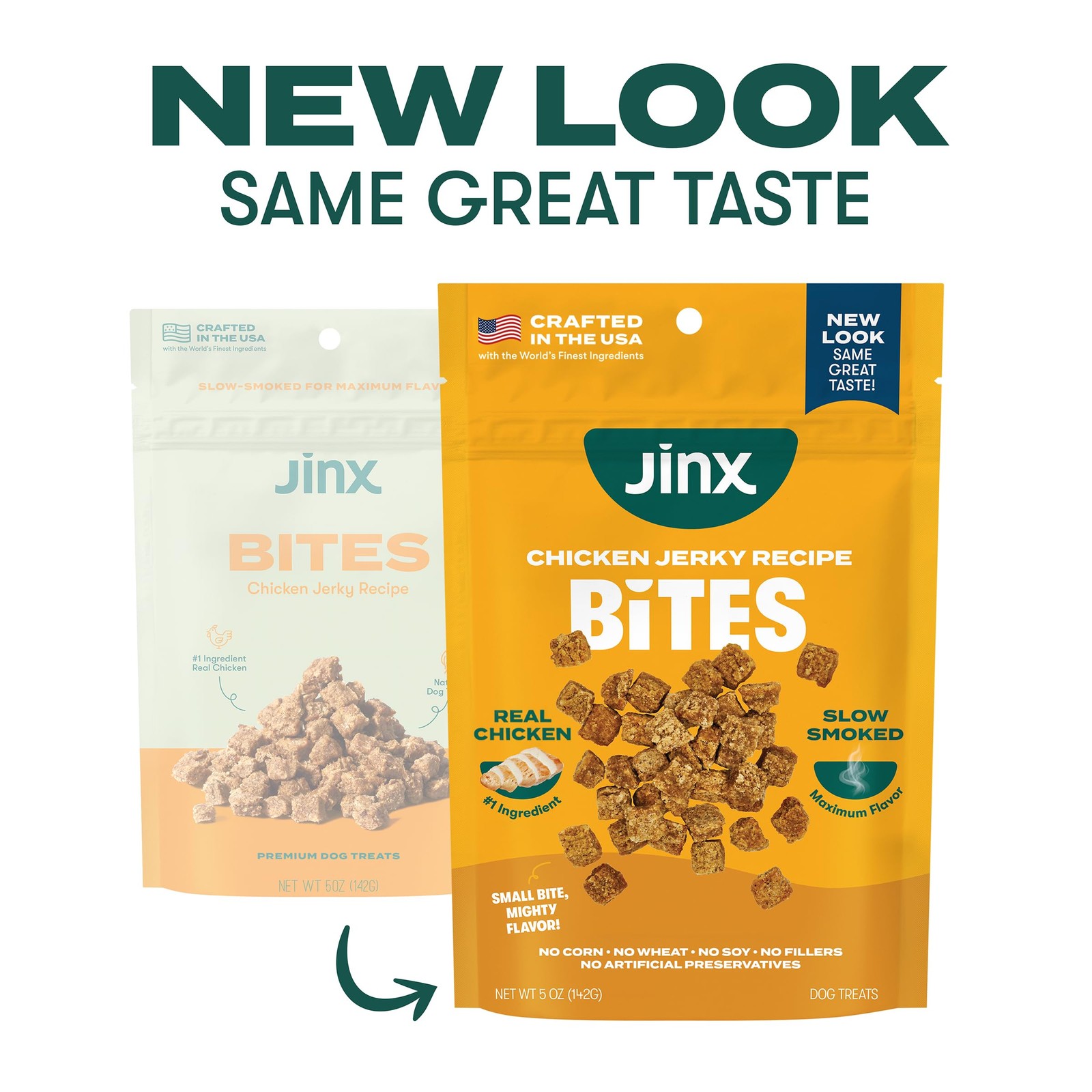 Jinx Chicken Bites Jerky Dog Treats – Soft & Chewy, All 5 Ounce (Pack of 1)