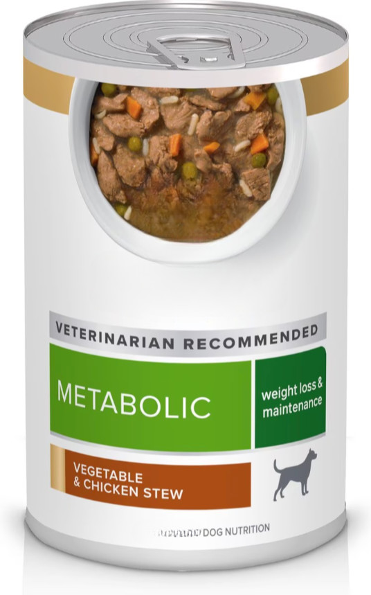 Metabolic Weight Management Vegetable & Chicken Stew Wet Dog Food; 6 cans 12.5oz