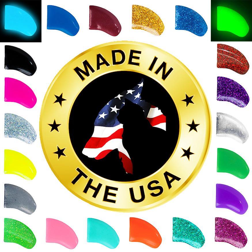 40 Soft Nail Caps For Dog Claws * Purrdy Paws – X-Small ~ Large ~ Jumbo – PUPPY