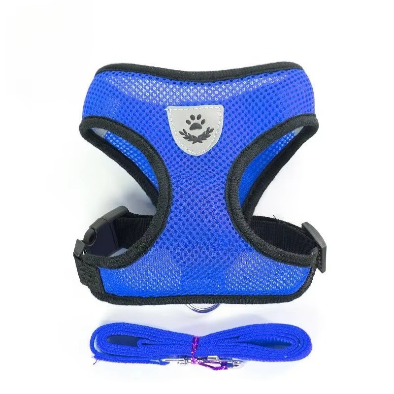 Cat Dog Pet Harness Adjustable Control Vest Dogs Reflective S M L XL Leash