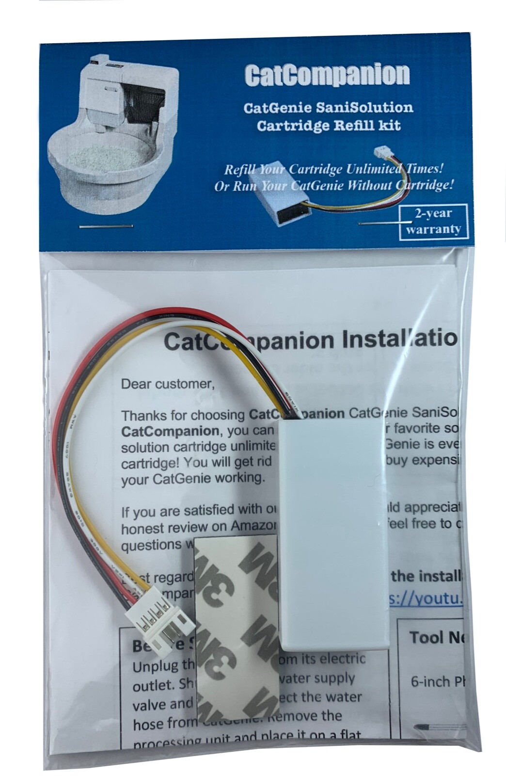 CatGenie 120 SaniSolution Cartridge Refill Kit – CatCompanion