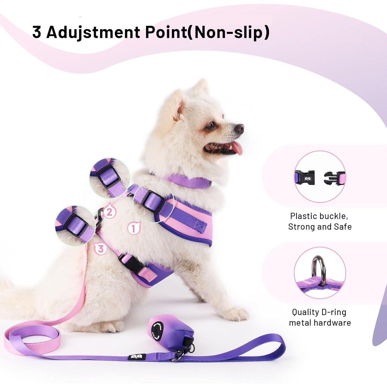 No Pull Dog Pet Harness Adjustable Control Vest Set Dogs XS S M L