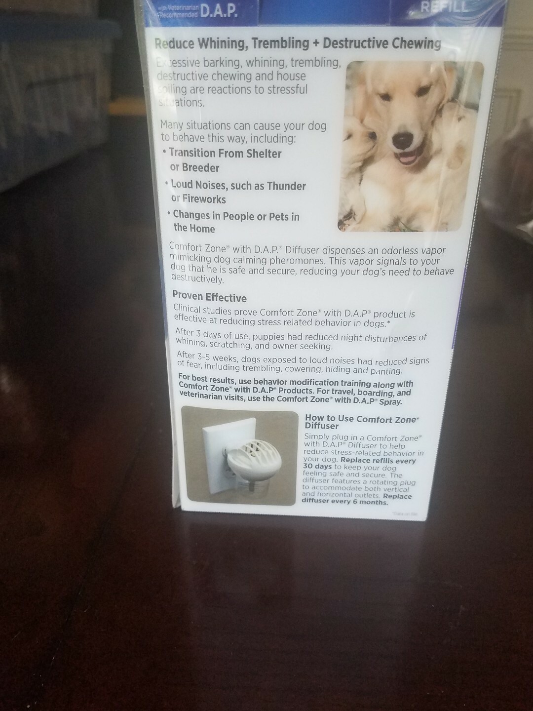 Comfort Zone ADAPTIL Standard Packaging REFILL For Mimics Dog Calming