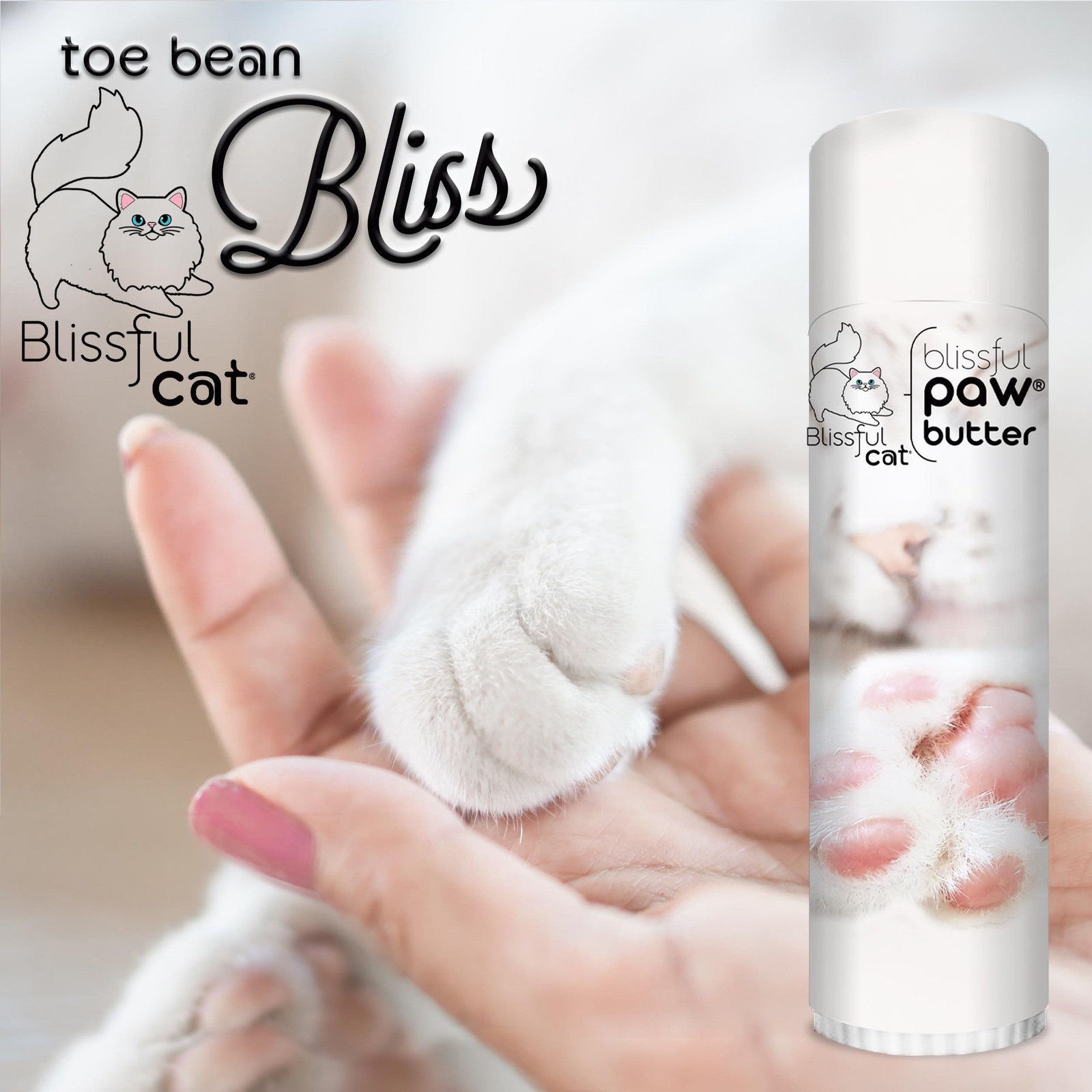 The Blissful Cat Paw Butter, Moisturizer for Dry 0.5 Ounce (Pack of 1)