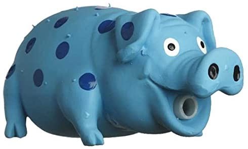 Multipet Pigs That Oink Stuffed Latex Interactive Toy for Dogs 9 inches