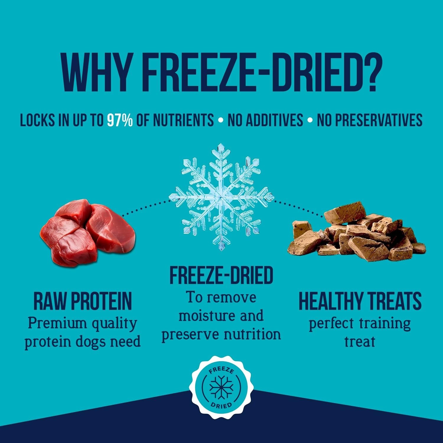 Freeze Dried Beef Liver Dog Treats Grain Free High Protein Training Treats