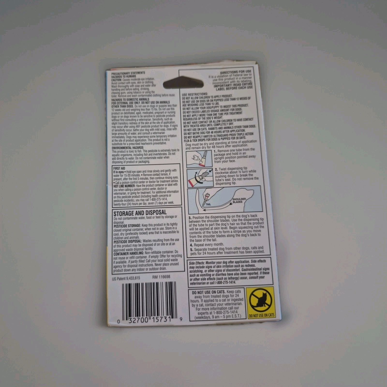Ultra Guard Pro Triple Action Flea & Tick Drops 3 Treatments 15 to 30 lbs.