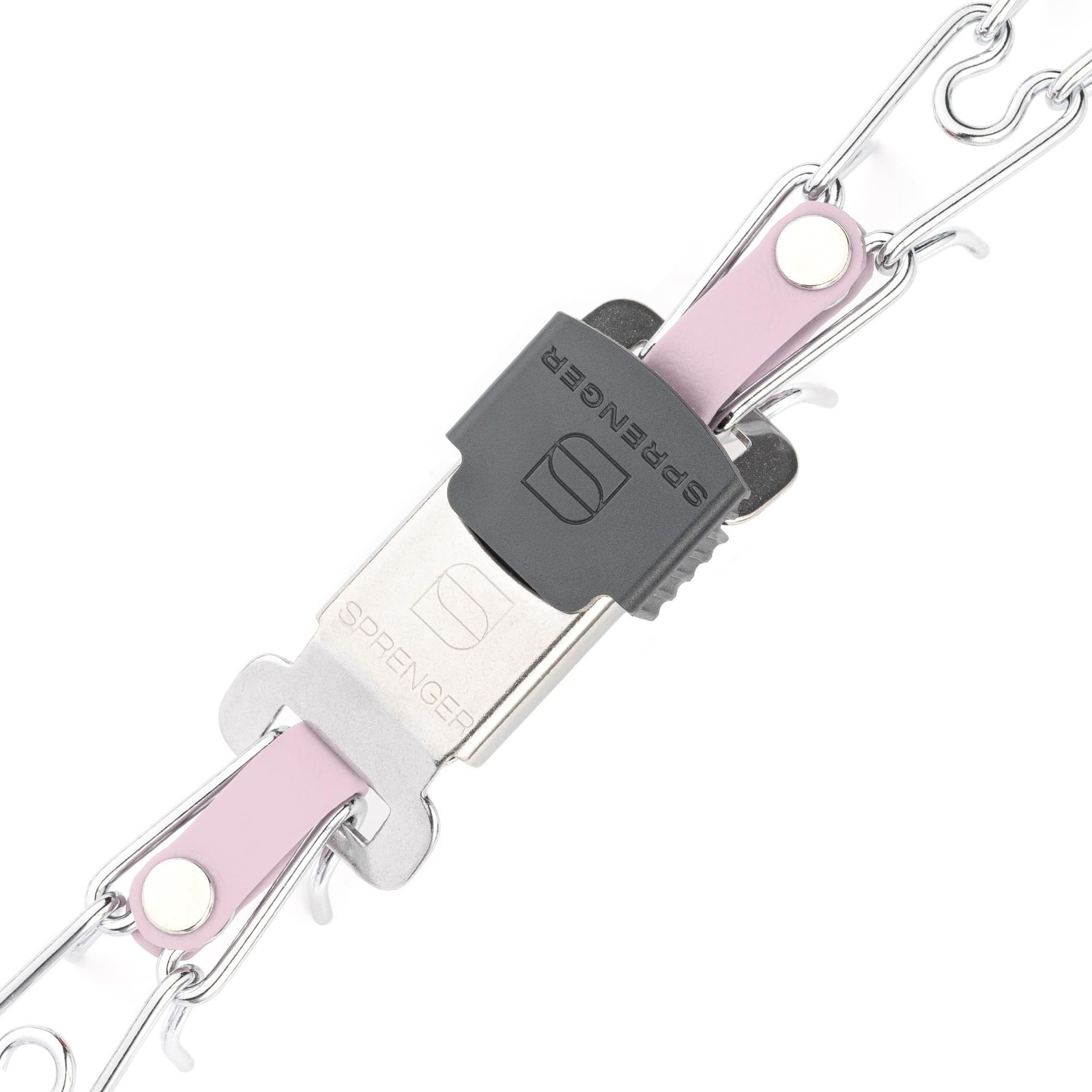 Herm Sprenger Chrome Plated Steel Dog Collar with Quick Release Cli… Fast Ship