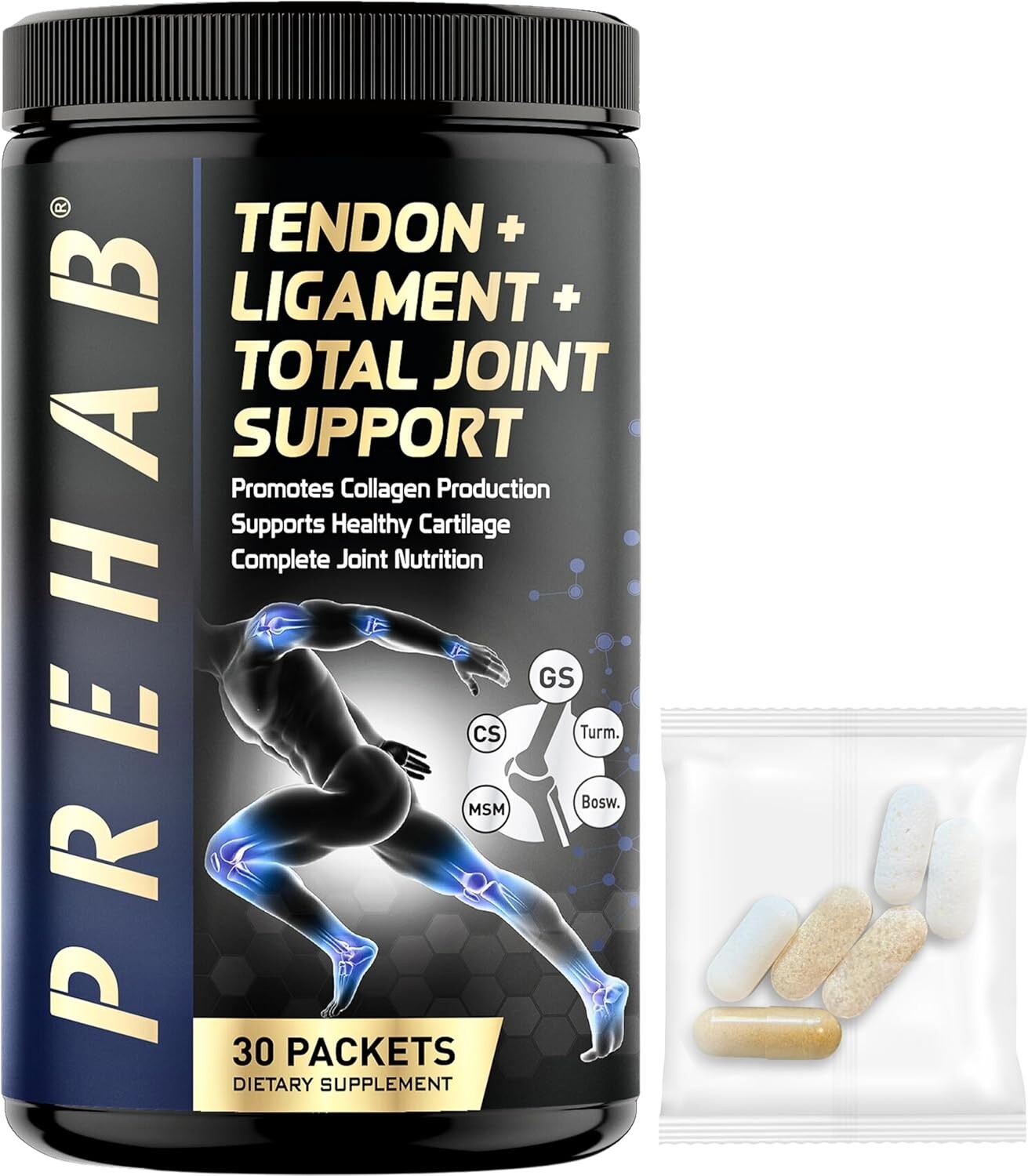 PREHAB Tendon + Ligament + Total Joint Support | Joint Supplement for Athletes