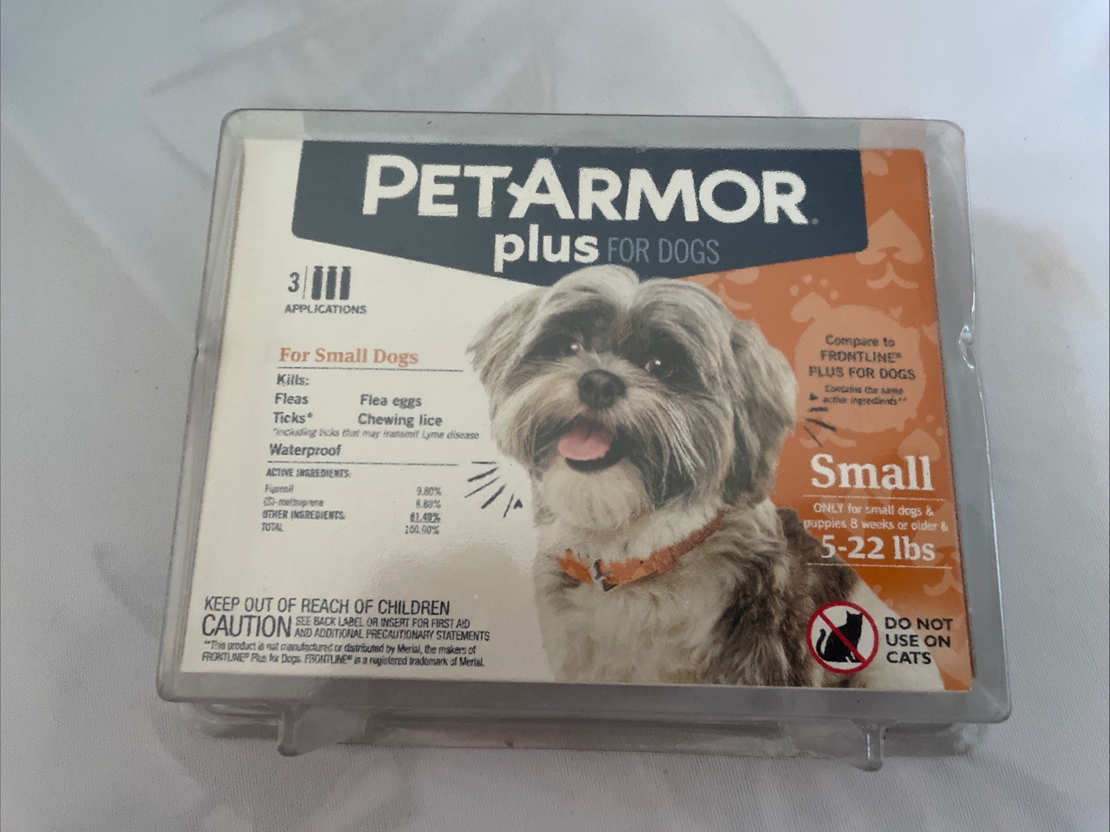 Pet Armor Flea & Tick Treatment for 4-22 lbs Dogs