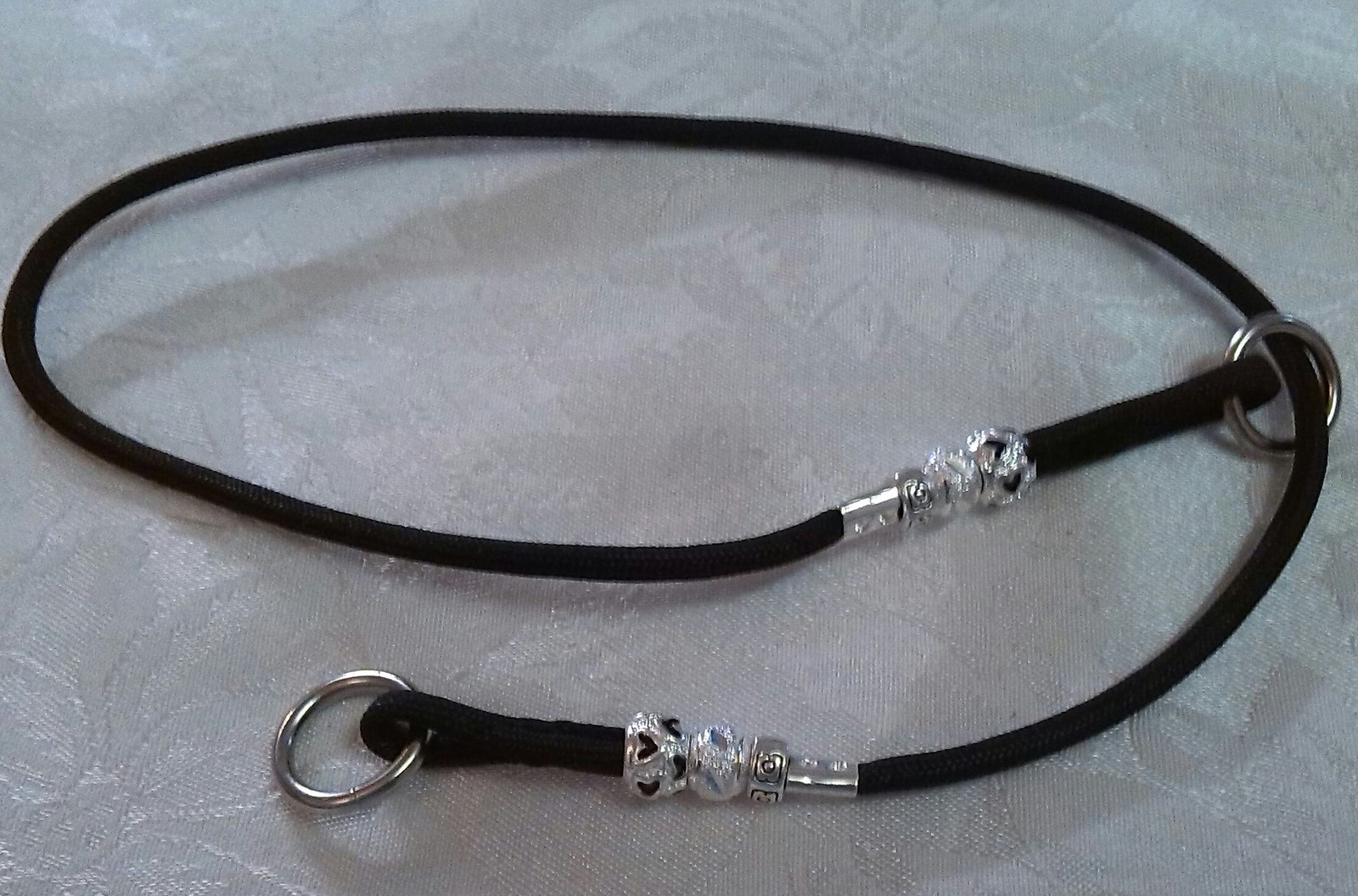 New Beaded Dog Show Lead & slip collar set,ritzy,any color/size,advise neck size