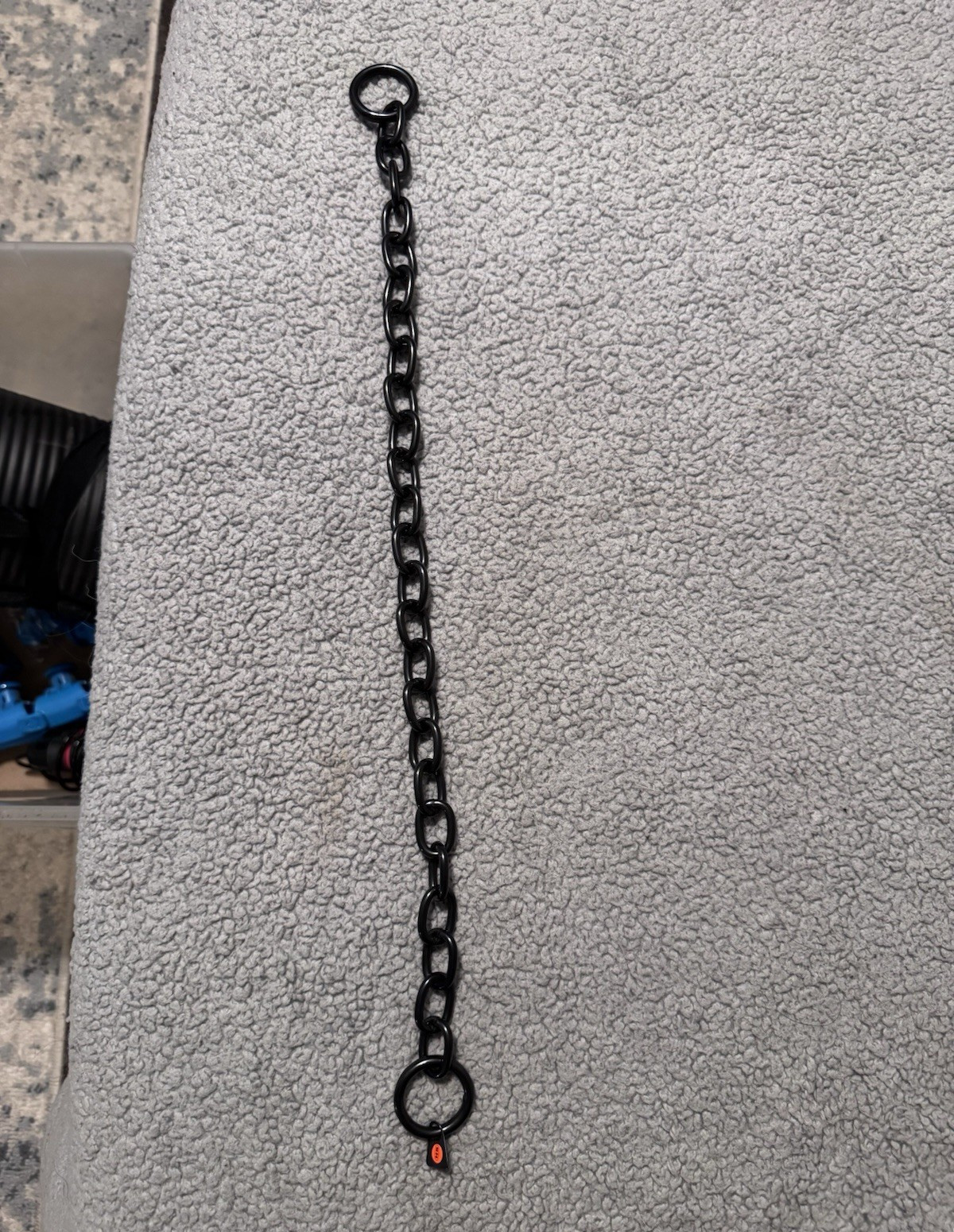 Herm Sprenger HS Black Metal Chain Slip Loop Dog Control Collar, Size L