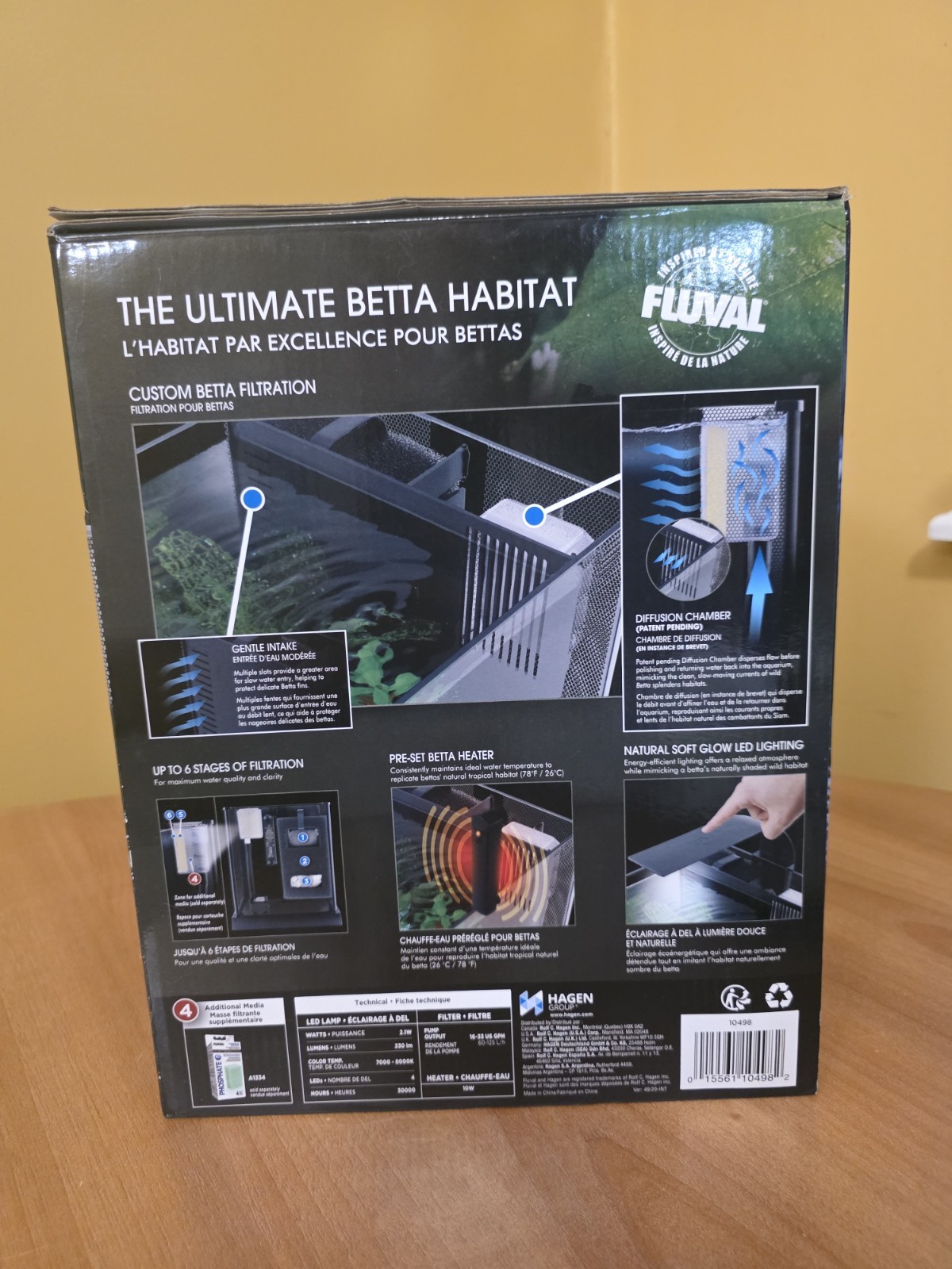 Betta Premium Aquarium Kit (2.6 US Gal / 10 L) – Fluval