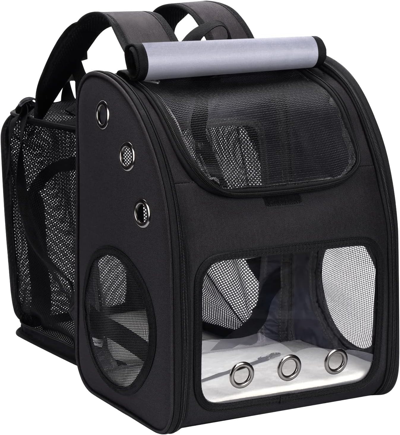 Expandable Cat Backpack Carrier for Small Cats & Pets Up to 18 lbs | Large Sp…