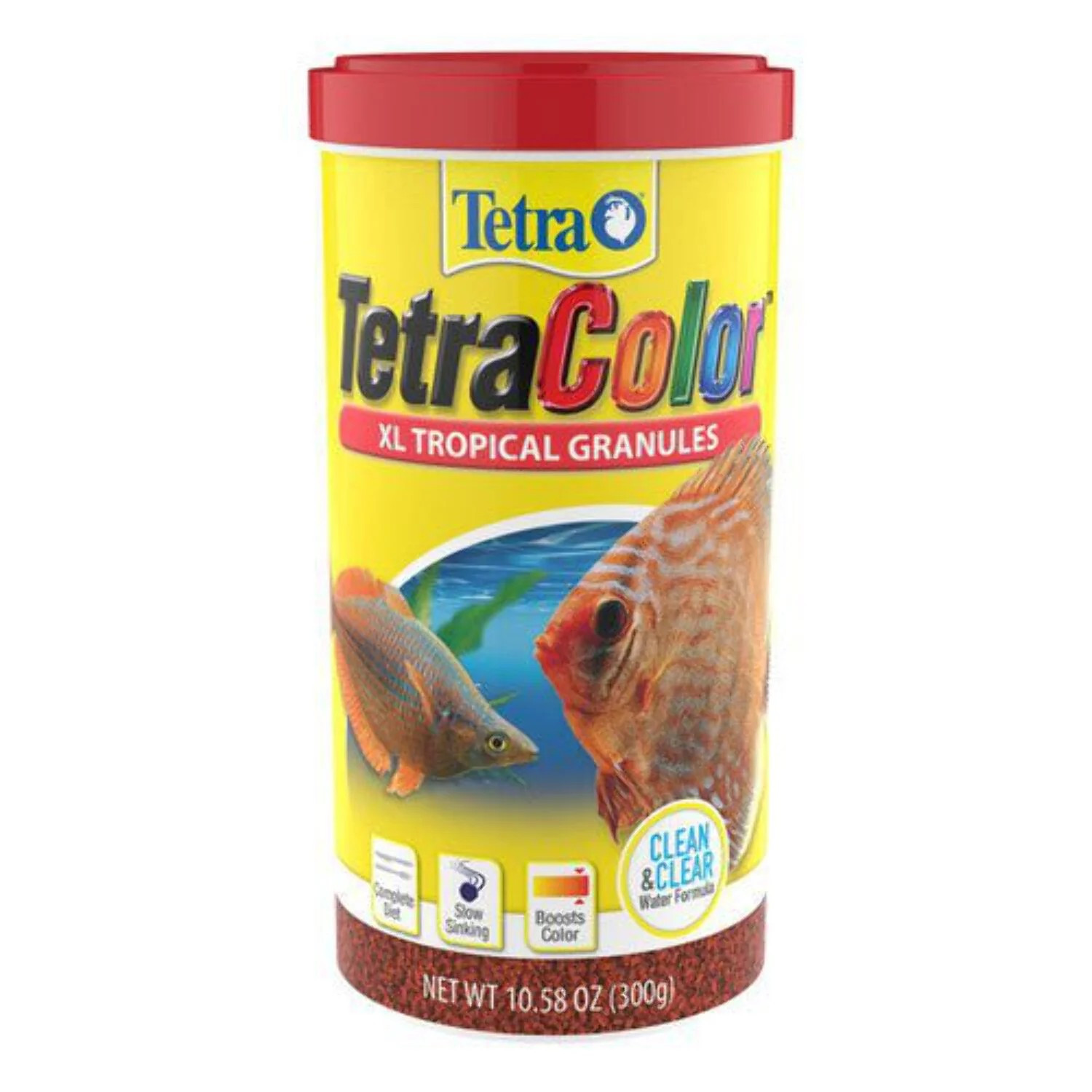 TetraColor XL Tropical Granules Color Boost Fish Food, 10.58 oz 2 pack