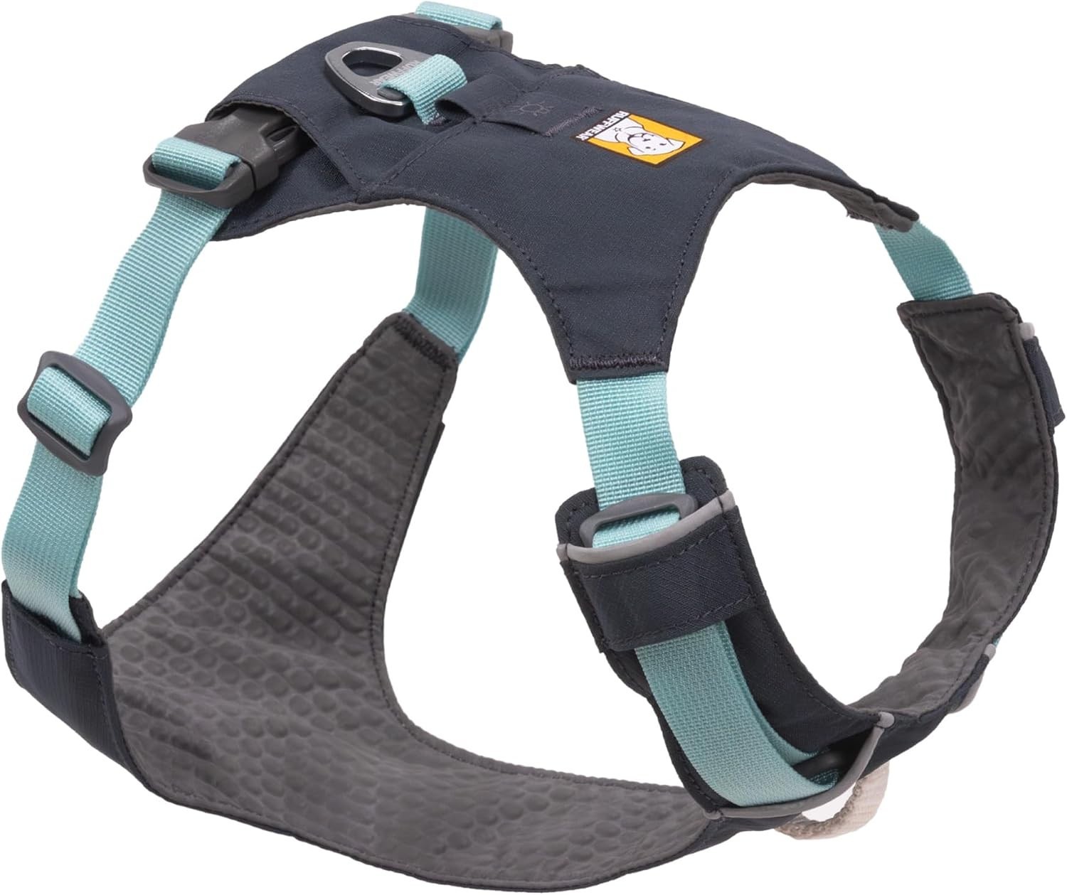 Medium Hi & Light Dog Harness Basalt Gray Polyester Escape-Proof Secure Fit