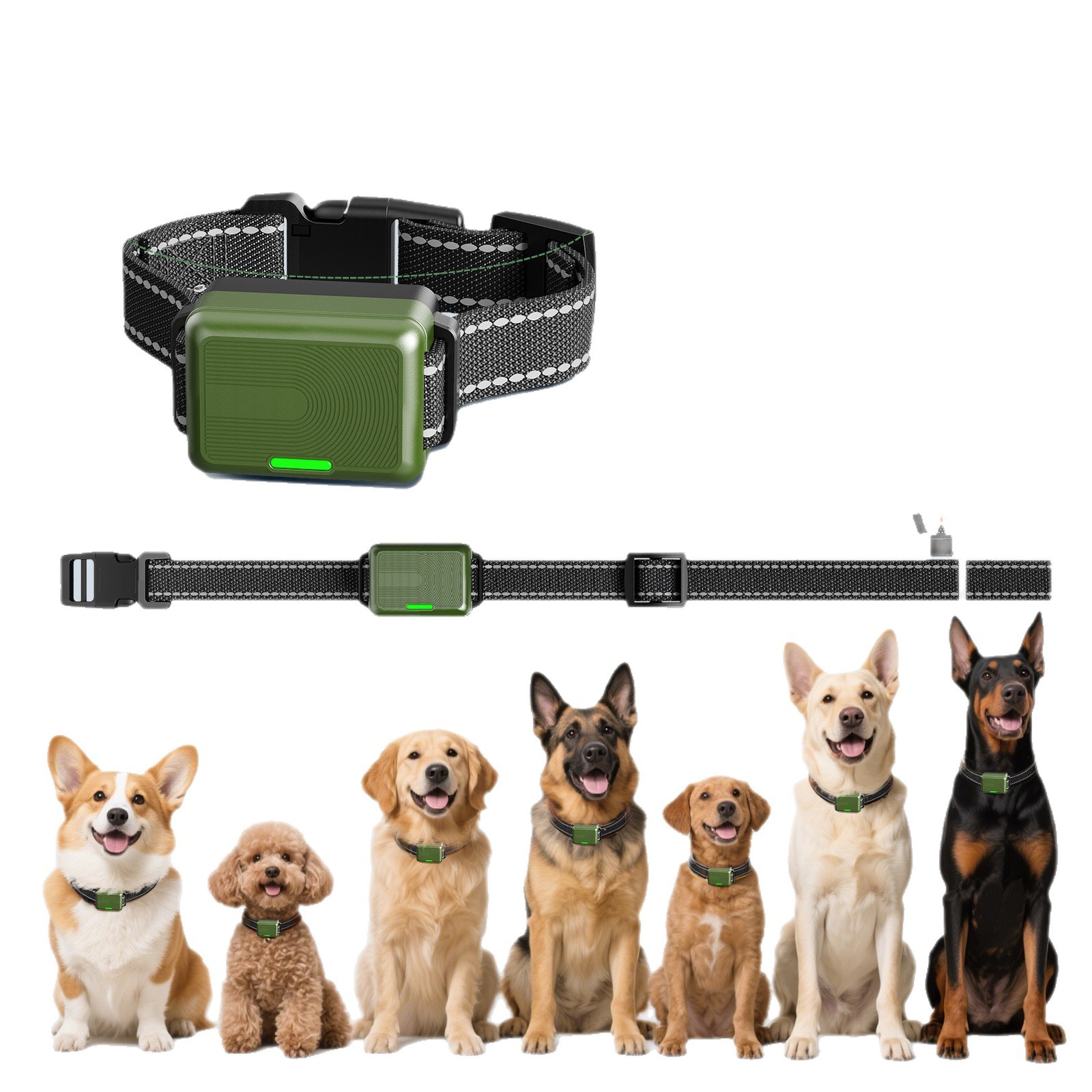 Dog Training Collar 4500FT with Remote Rechargeable Shock PET Waterproof Trainer