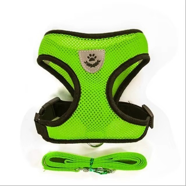 Cat Dog Pet Harness Adjustable Control Vest Dogs Reflective S M L XL Leash