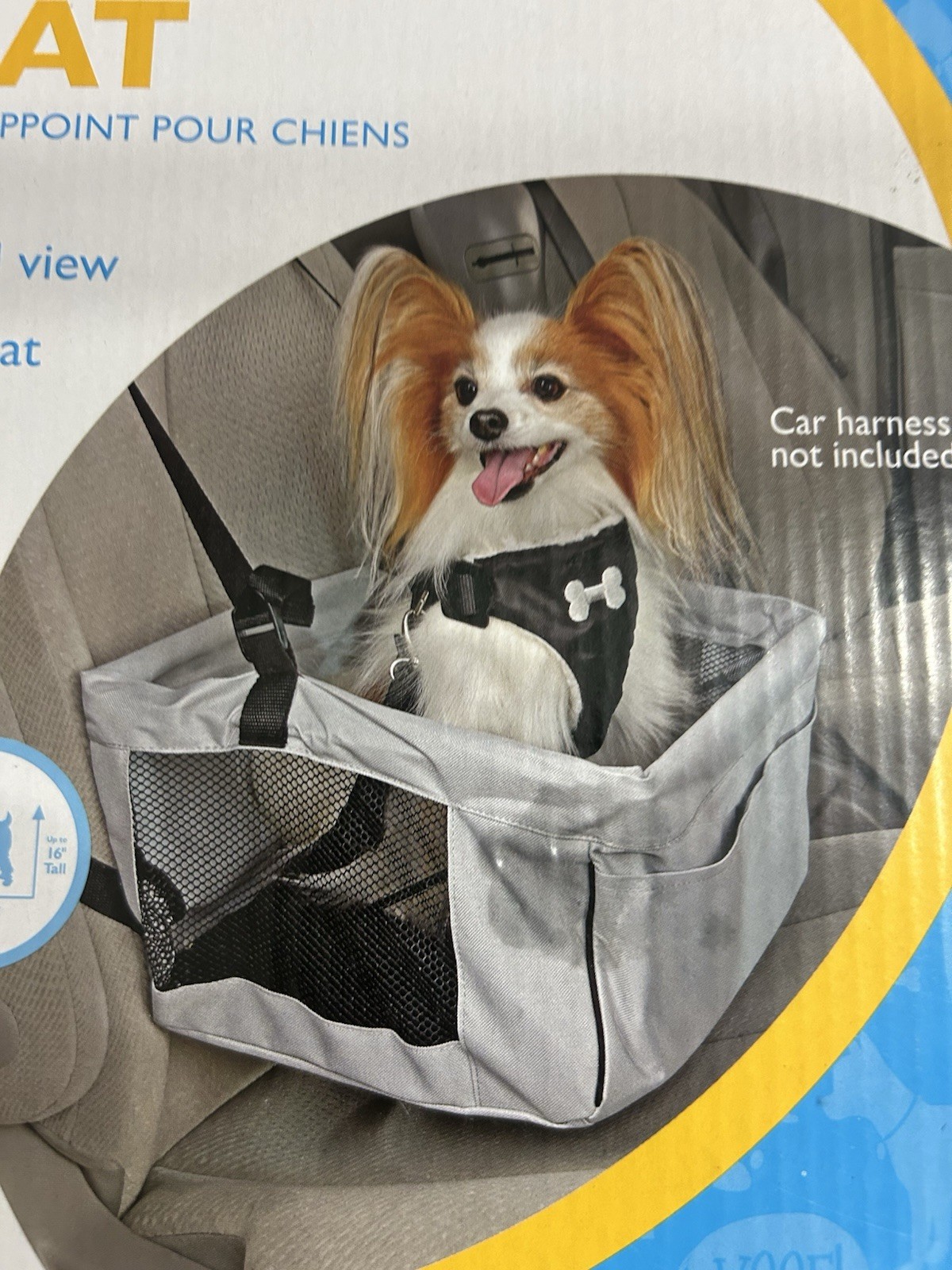 Great Choice Dog Booster Car Seat Small Up To 18 Lbs w/ Tether Pet Travel