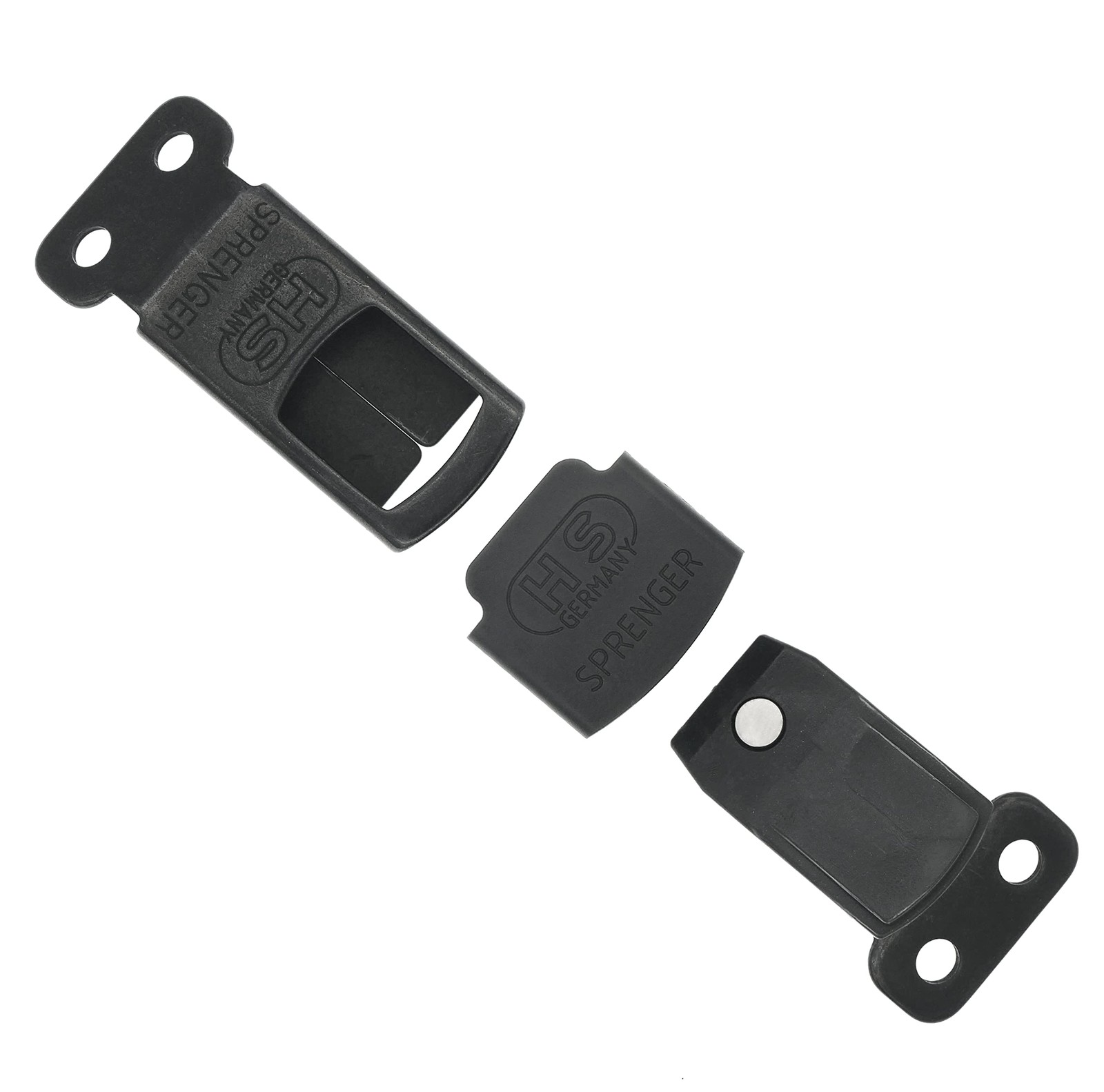 Sprenger Herm Black Stainless Steel ClicLock Buckle Quick 3.0/3.2mm,
