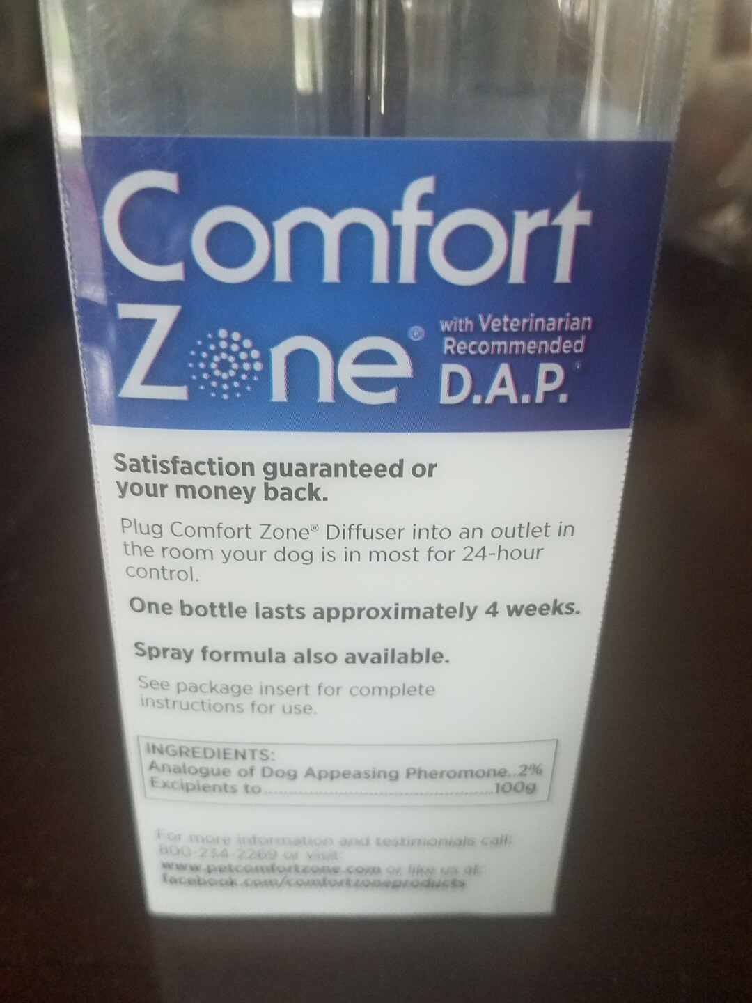 Comfort Zone ADAPTIL Standard Packaging REFILL For Mimics Dog Calming