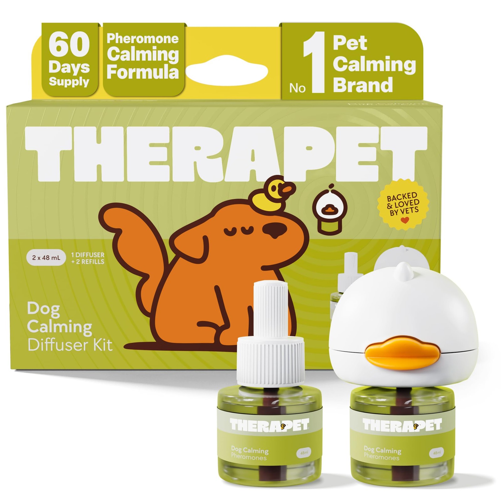 TheraPetMD 60-Day Dog Calming Diffuser Kit – Pheromone 1 Pack