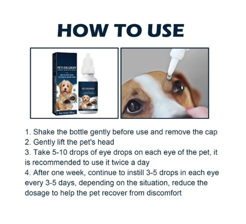 Eye Drops for Pets Bacterial,Viral and Fungal & Infections Dog Cat Treatment US