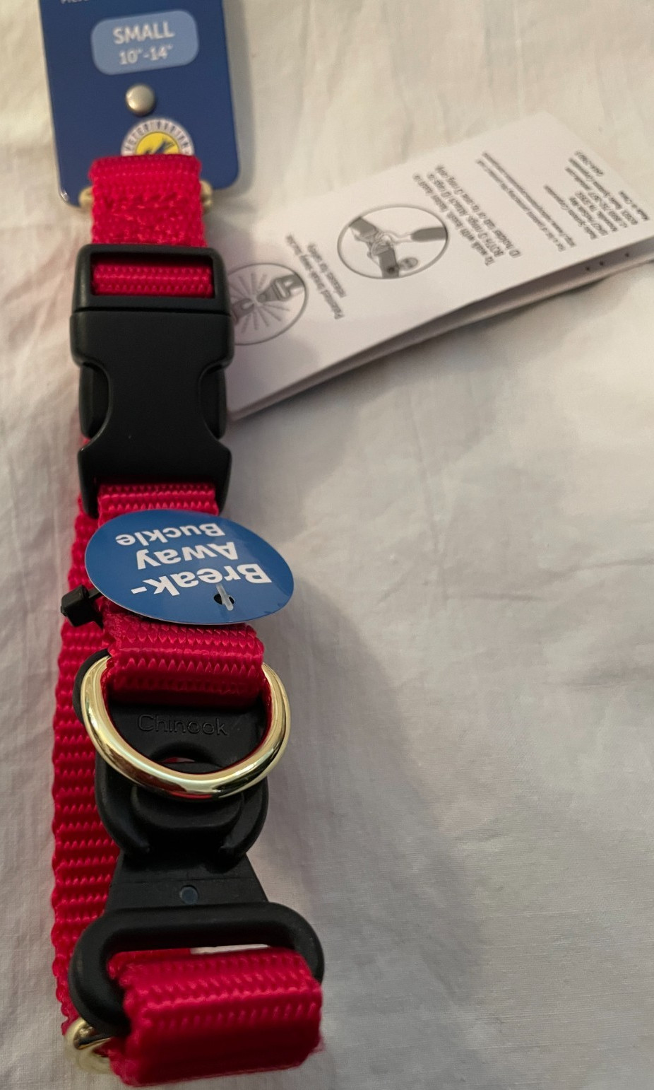 PetSafe KeepSafe Break-Away Collar Prevent Collar Accidents Sm 10″-14″ Red New