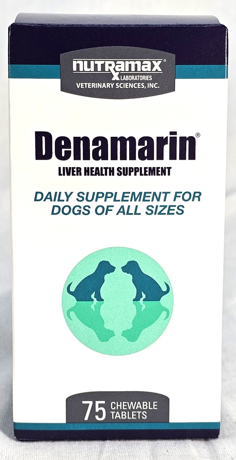 Nutramax Denamarin S-Adenosylmethionine Silybin Chewable Tablet Liver 75ct 8/27