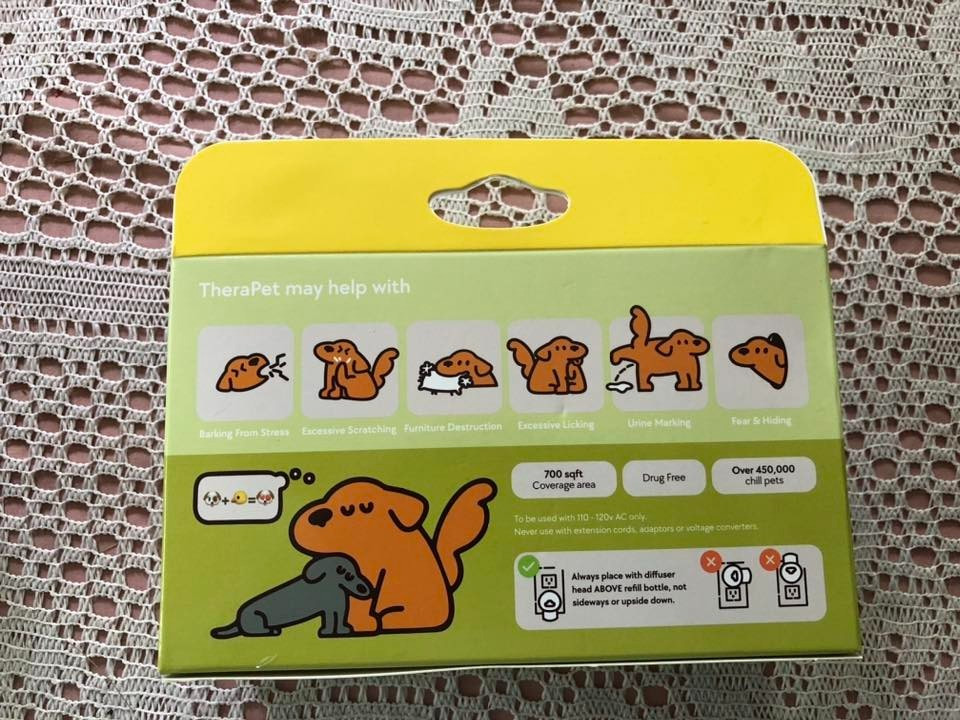 NEW Therapet Dog Calming Pheramone Diffuser Kit—2 kits! 4 refills!