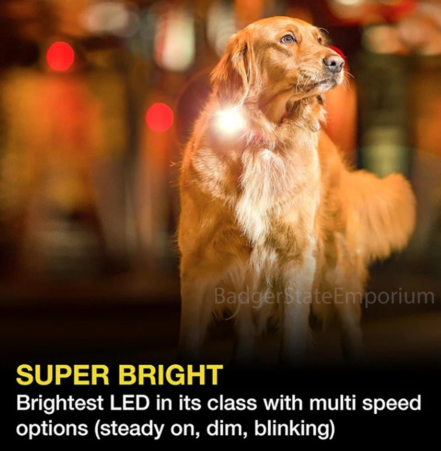 Max & Molly Matrix Ultra LED Safety Light Attaches to Any Dog Pet Collar Harness