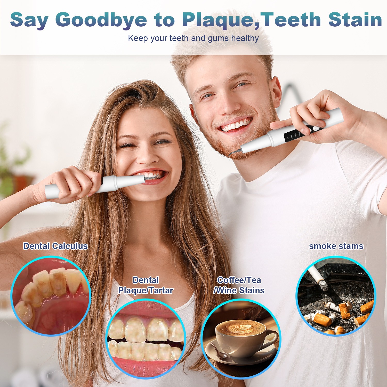 Dog Plaque and Tartar Remover, Dog Teeth Cleaning Kit, Pet Teeth Cleaning Tools