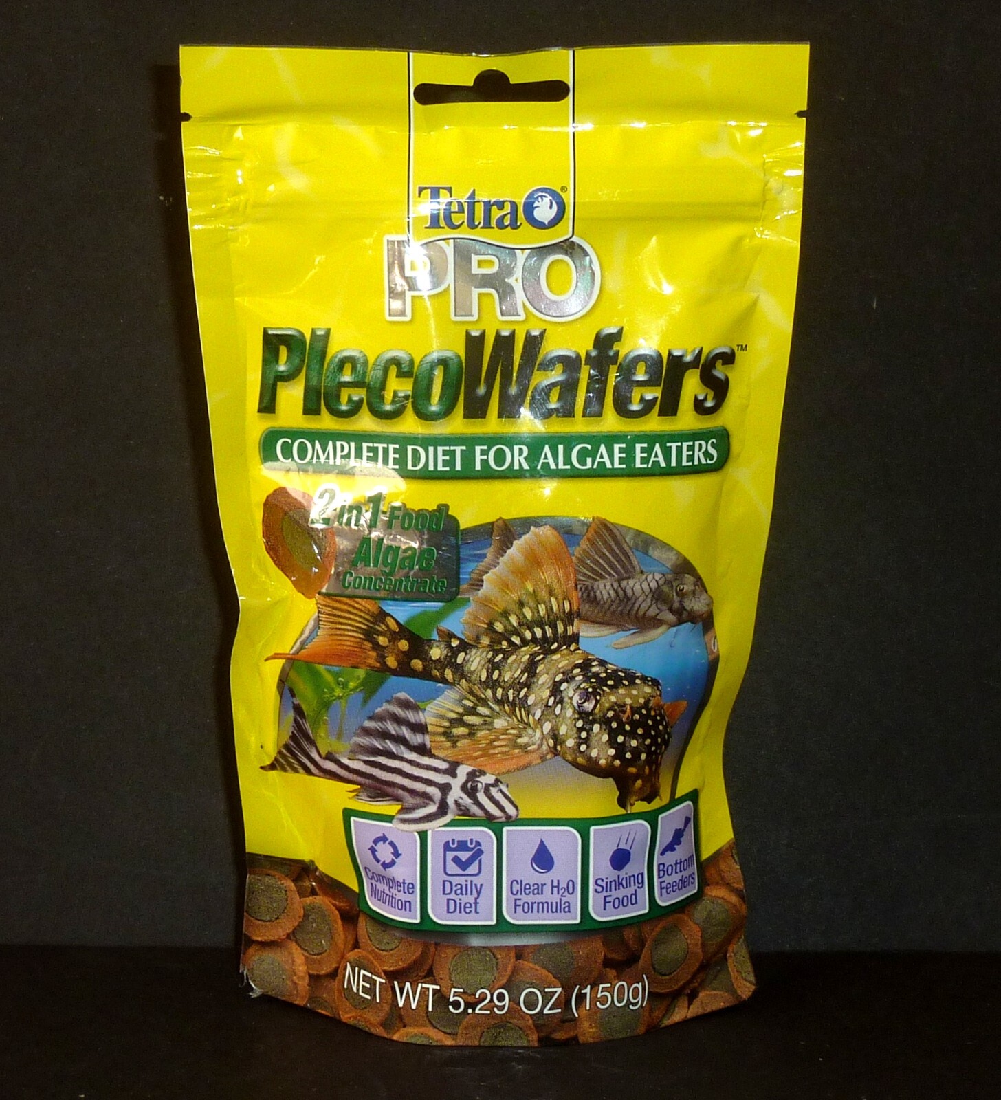 Tetra PRO Pleco Wafers for Algae Eaters, 5.29-Ounce BB: 01/2026 FREE SHIPPING!!