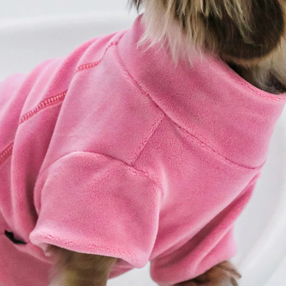 Fitwarm 3 Pack Luxury Fleece Dog Turtleneck Sweaters Pink / Purple XS–L NEW