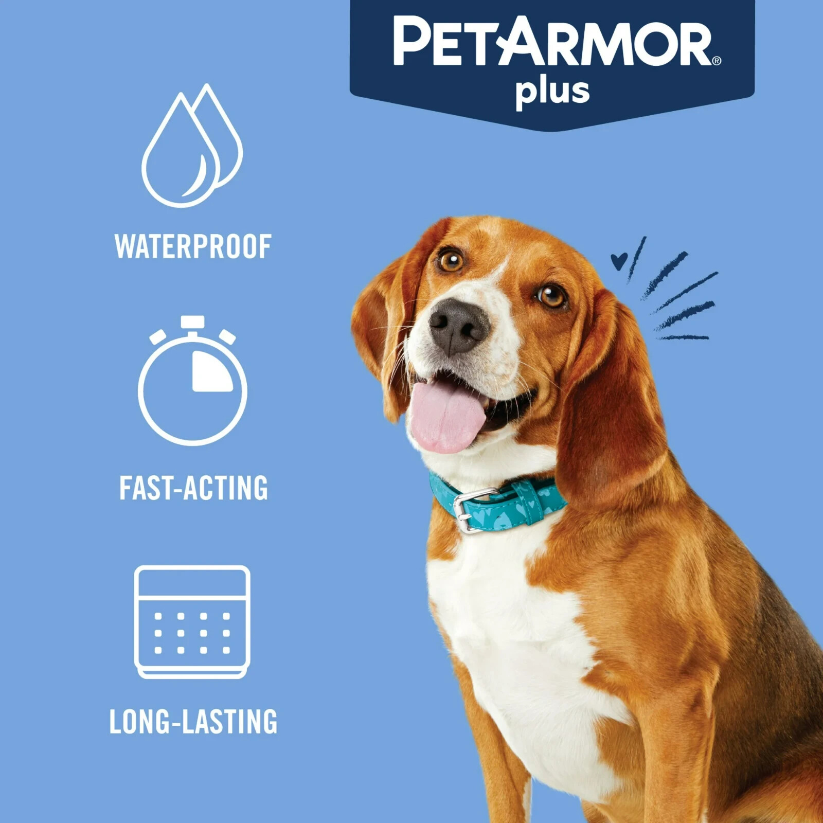 PETARMOR Plus for Medium Dogs 23-44 lbs, Flea & Tick Prevention for Dogs