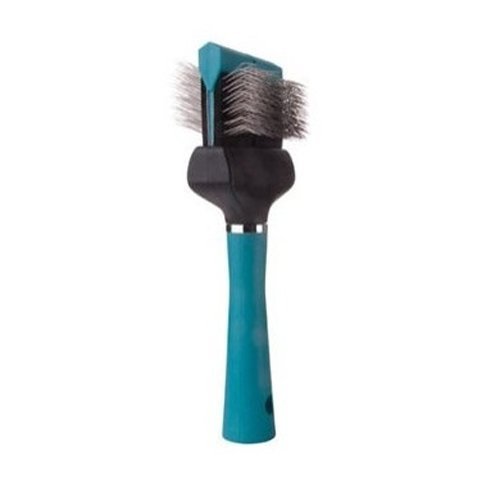 Master Grooming Tools Pro DOUBLE WIDE FLEXIBLE PET DOG SLICKER Mat Breaker BRUSH